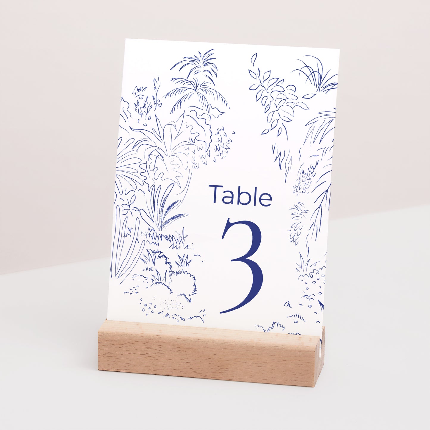 Marque table Mariage Rectangle Clairière d'Amour photo N° 3
