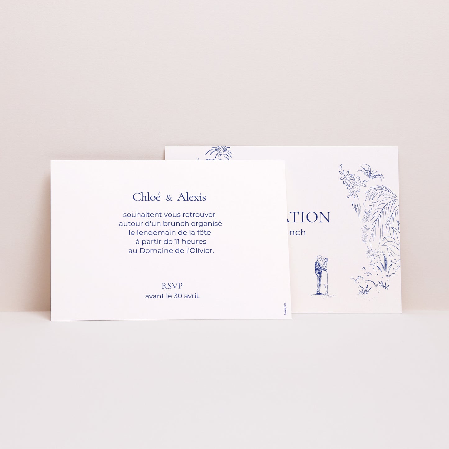 Invitations Mariage Paysage Clairière d'Amour photo N° 2