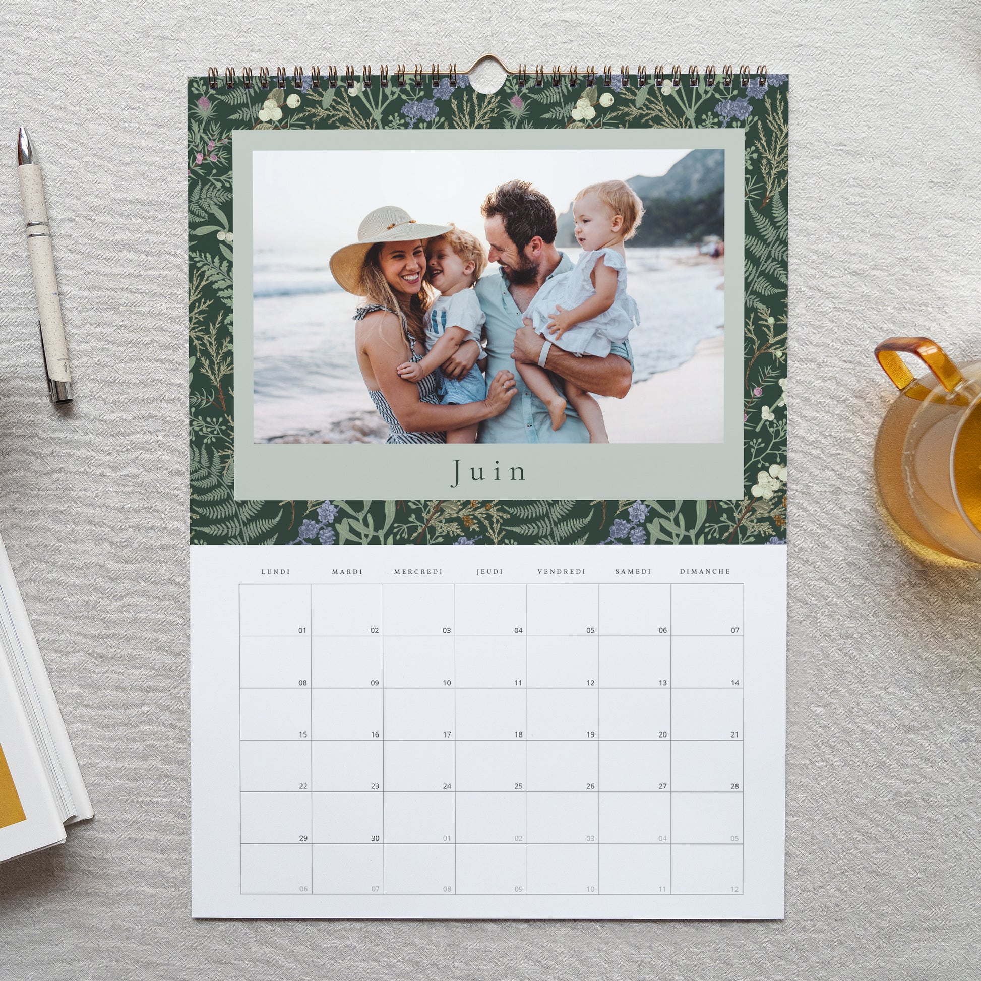 Calendrier Fin d'année Mural A3 Feuillages d’hiver photo N° 2