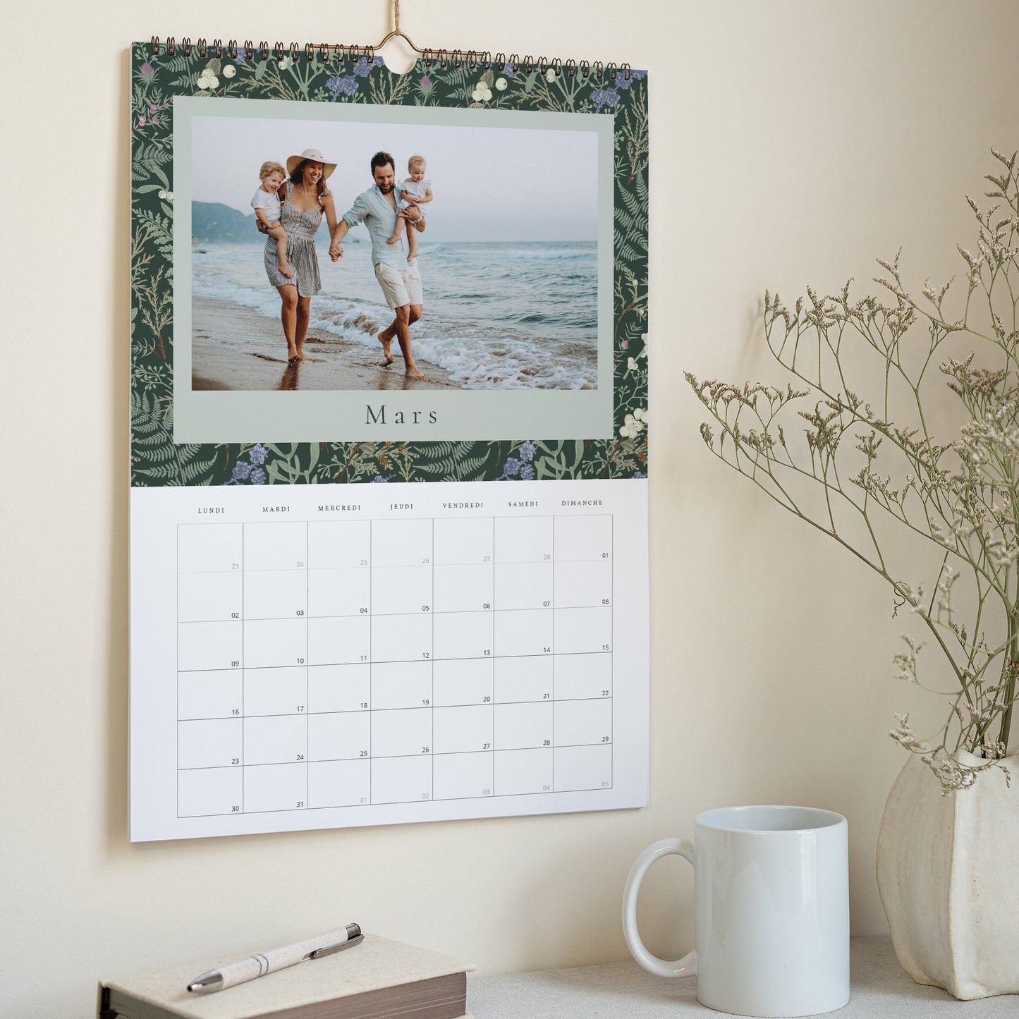 Calendrier Fin d'année Mural A3 Feuillages d’hiver photo N° 3