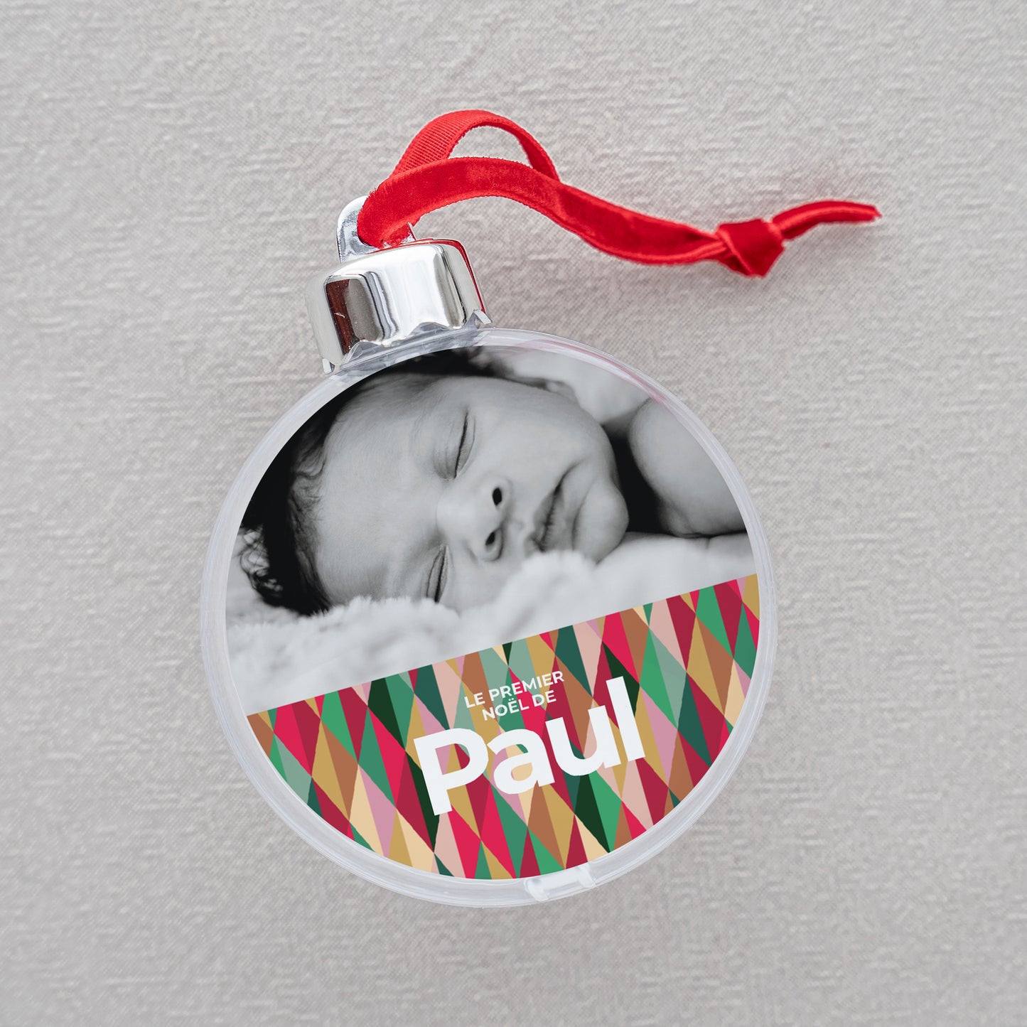 Boule de Noël Fin d'année Ronde Noël de naissance photo N° 2