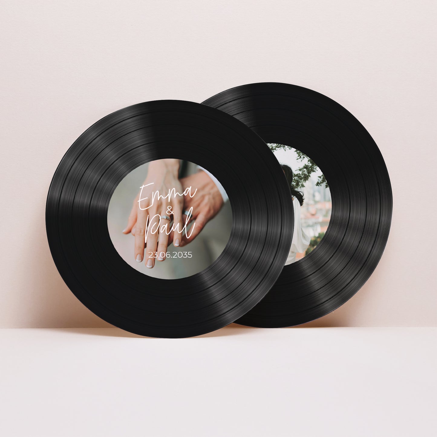 Remerciements Mariage Pochette disque Nos plus beaux instants photo N° 4