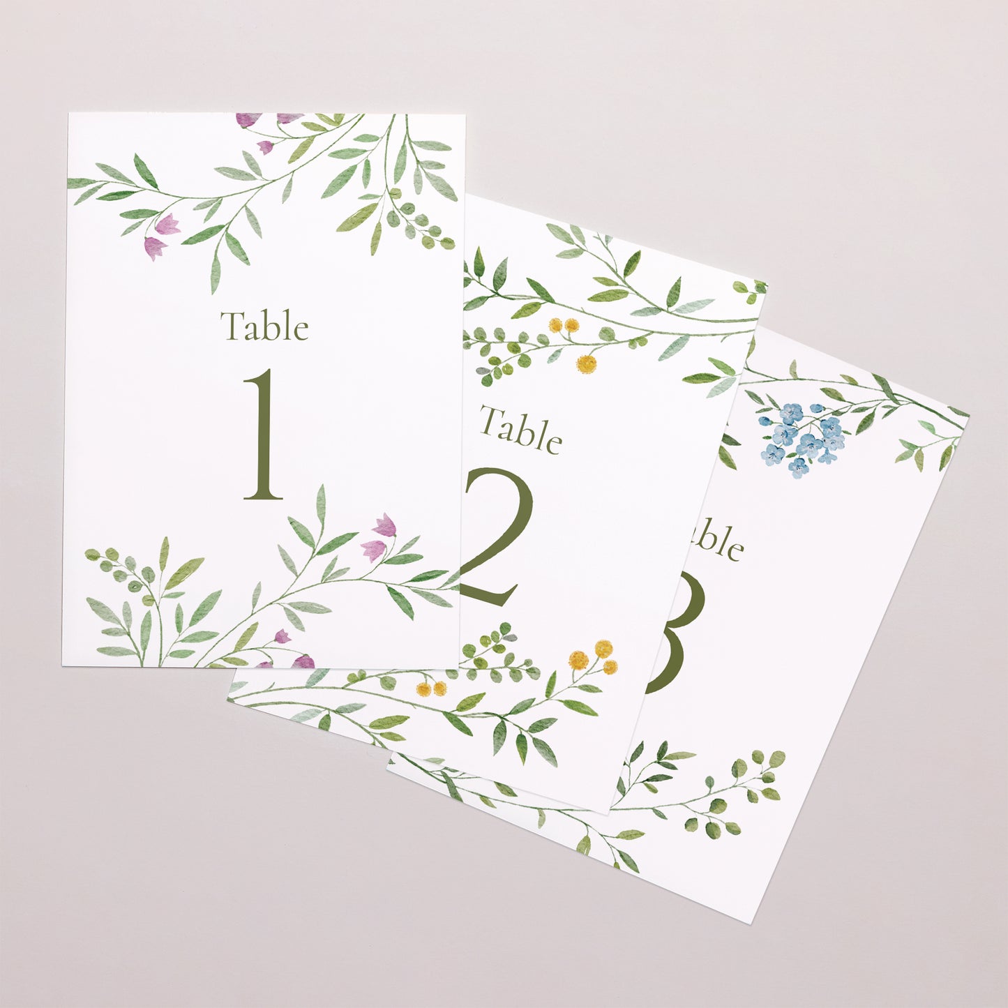 Marque table Mariage Rectangle Le Jardin des Cœurs photo N° 1