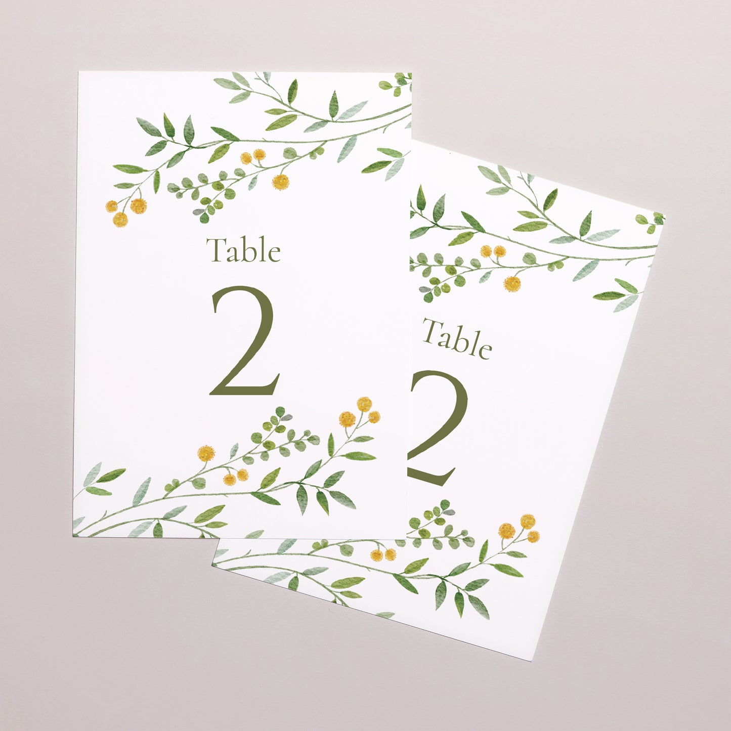 Marque table Mariage Rectangle Le Jardin des Cœurs photo N° 2