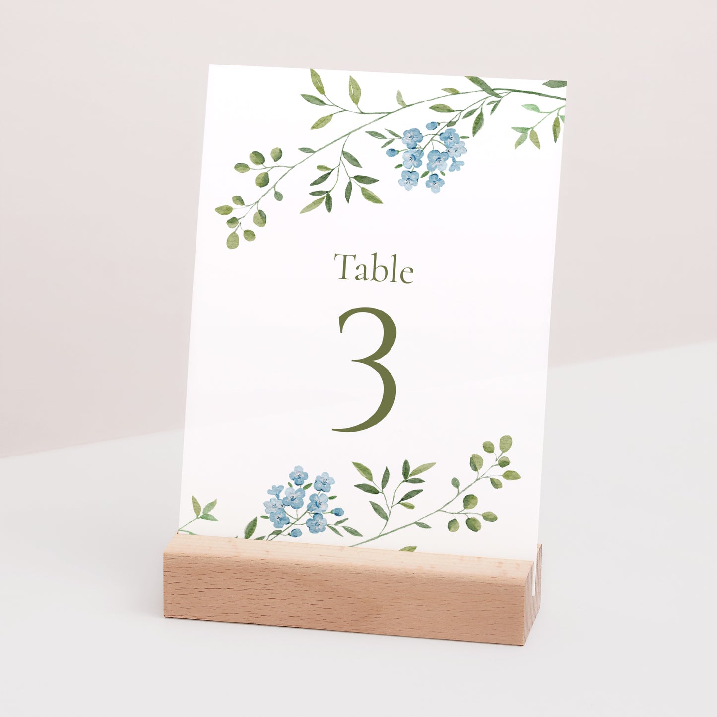 Marque table Mariage Rectangle Le Jardin des Cœurs photo N° 3