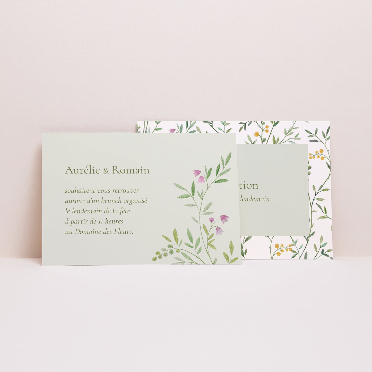 Invitations Mariage Paysage Le Jardin des Cœurs photo N° 2