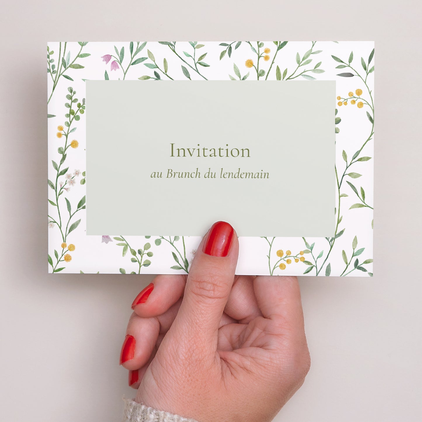 Invitations Mariage Paysage Le Jardin des Cœurs photo N° 3