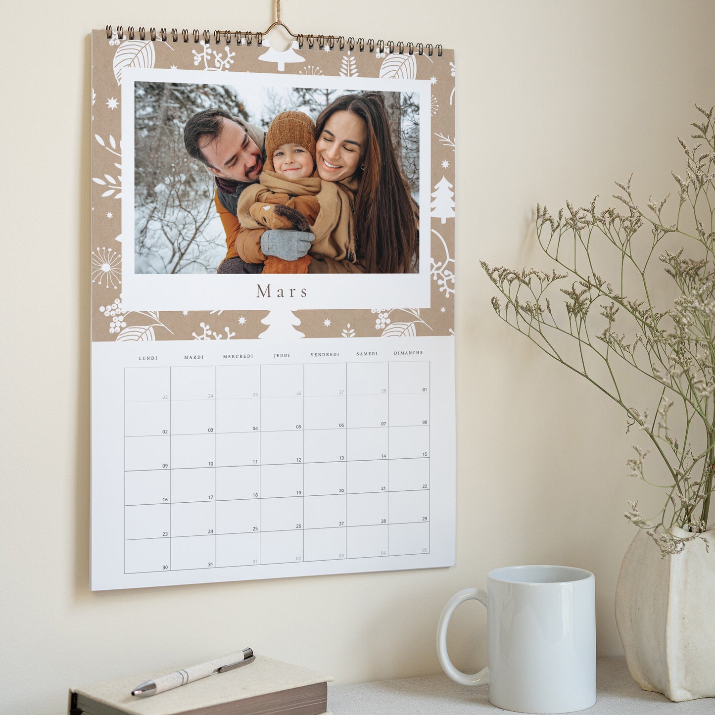 Calendrier Fin d'année Mural A3 Traditions de Noël photo N° 3