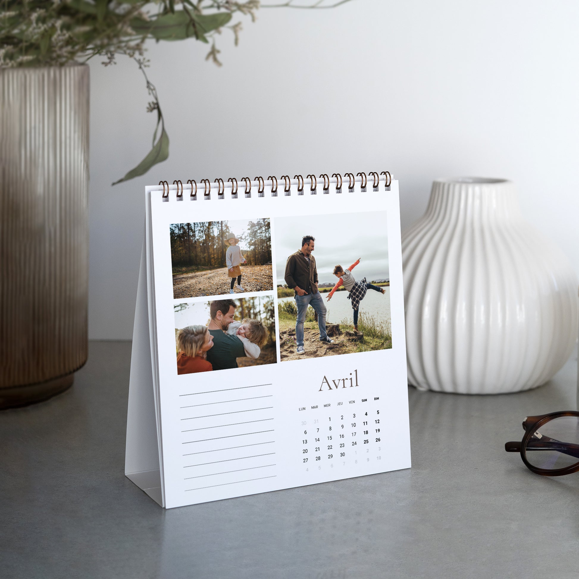 Calendrier Fin d'année Bureau, chevalet Traditions de Noël photo N° 2