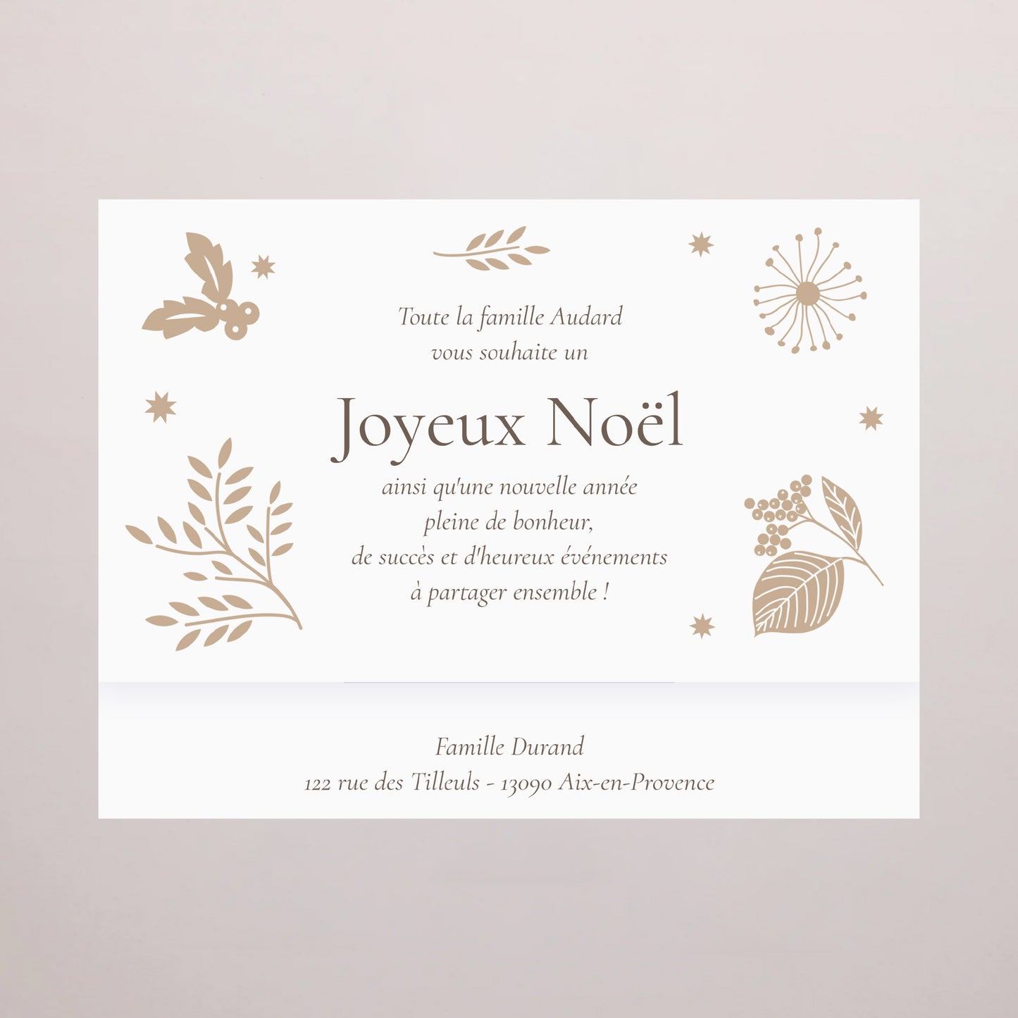 Boite chocolat personnalisée Fin d'année 6 chocolats Traditions de Noël photo N° 4