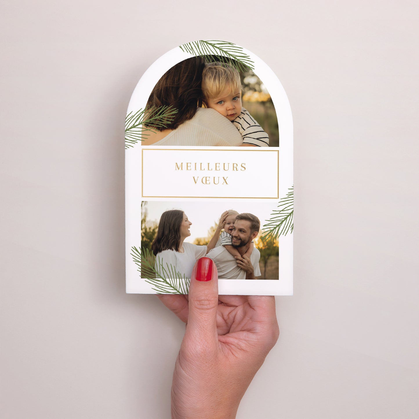 Carte de voeux Fin d'année Arche Focus Noël photo N° 2