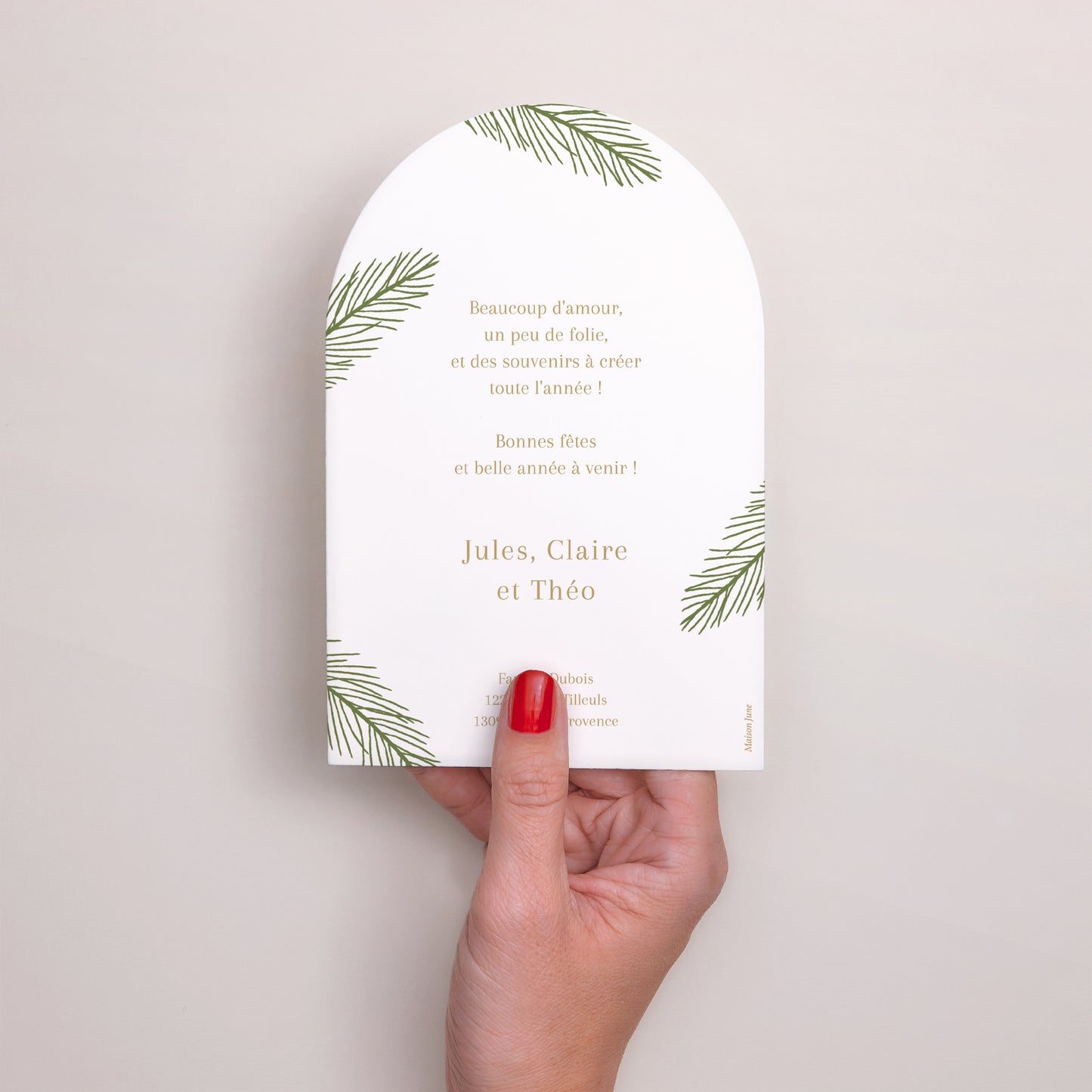 Carte de voeux Fin d'année Arche Focus Noël photo N° 3
