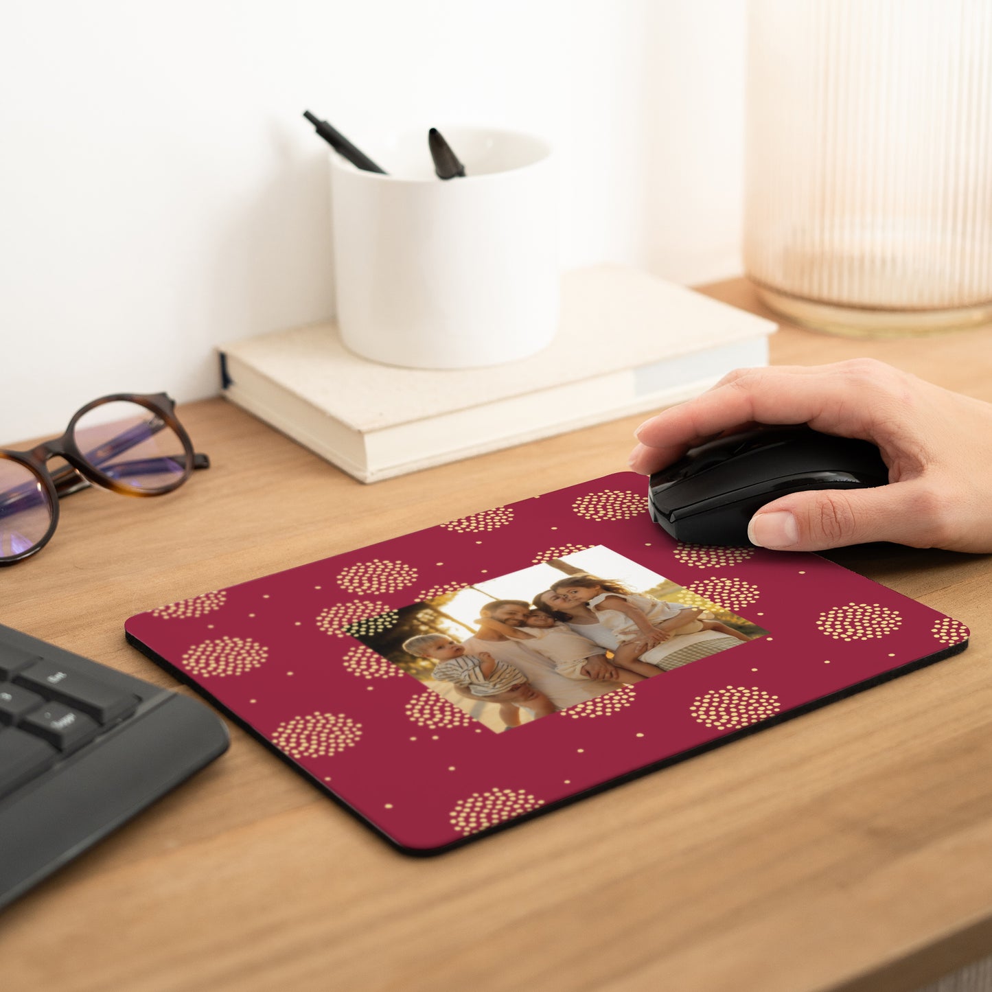 Tapis de souris Fin d'année Rectangle Le solstice d’hiver photo N° 2