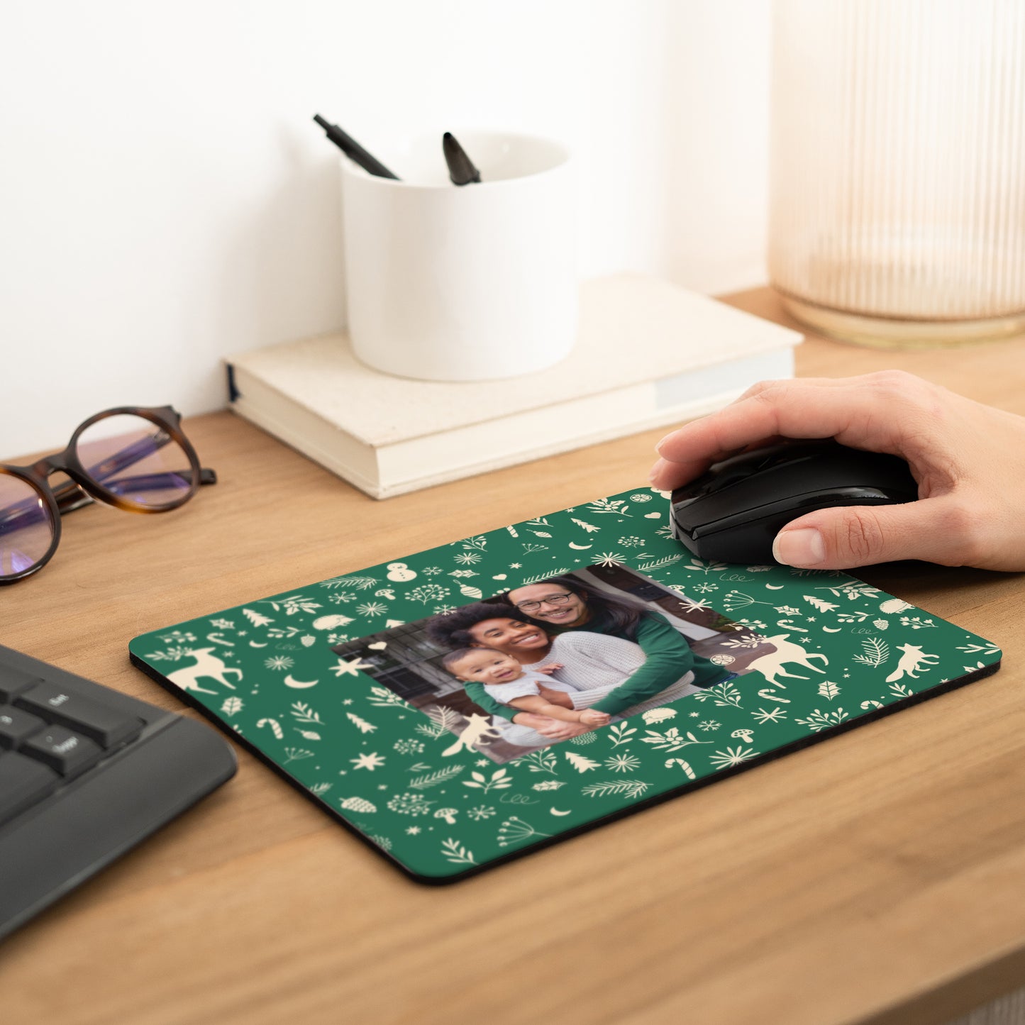 Tapis de souris Fin d'année Rectangle Christmas Mood photo N° 2
