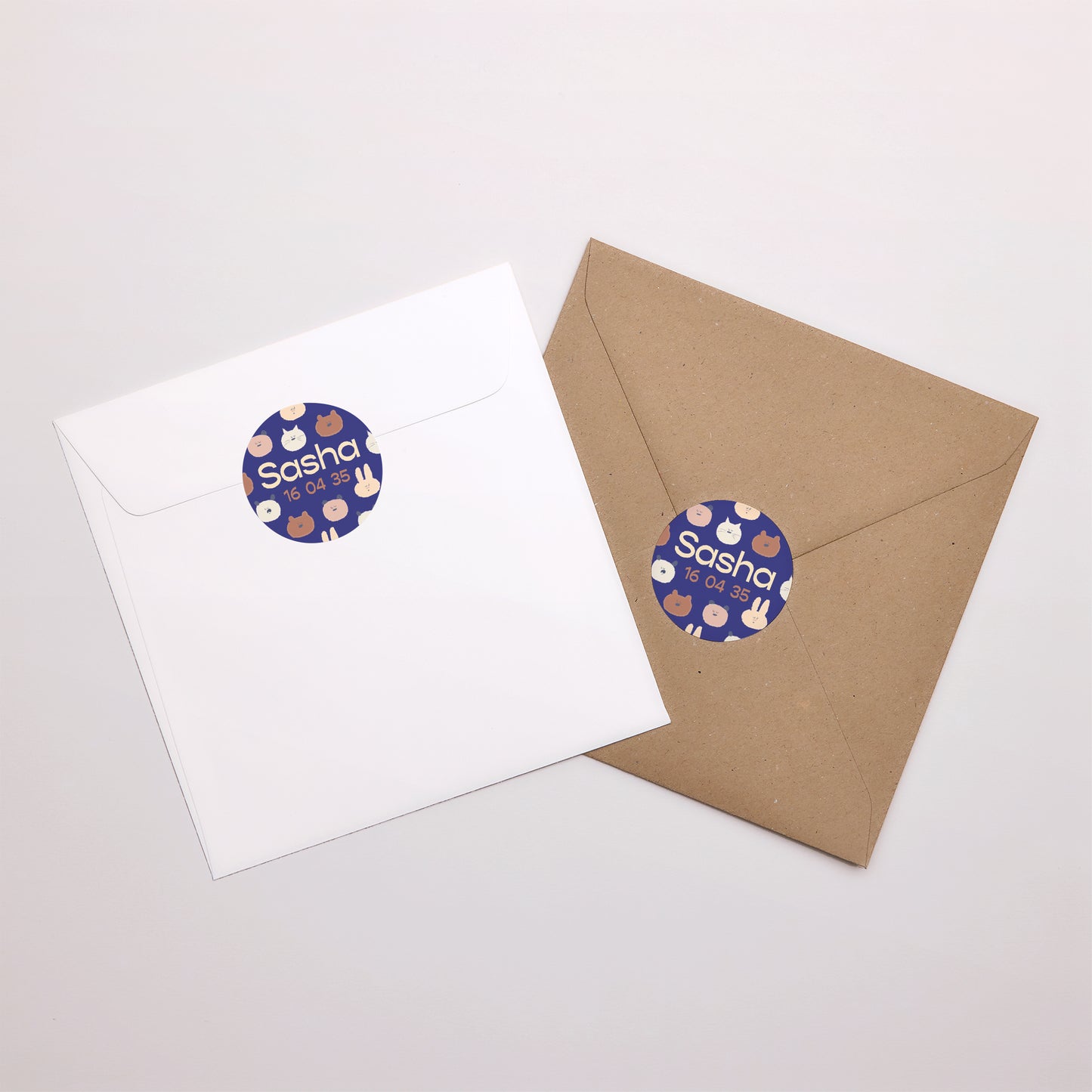 Sticker Naissance Rond Petites Bouilles photo N° 3