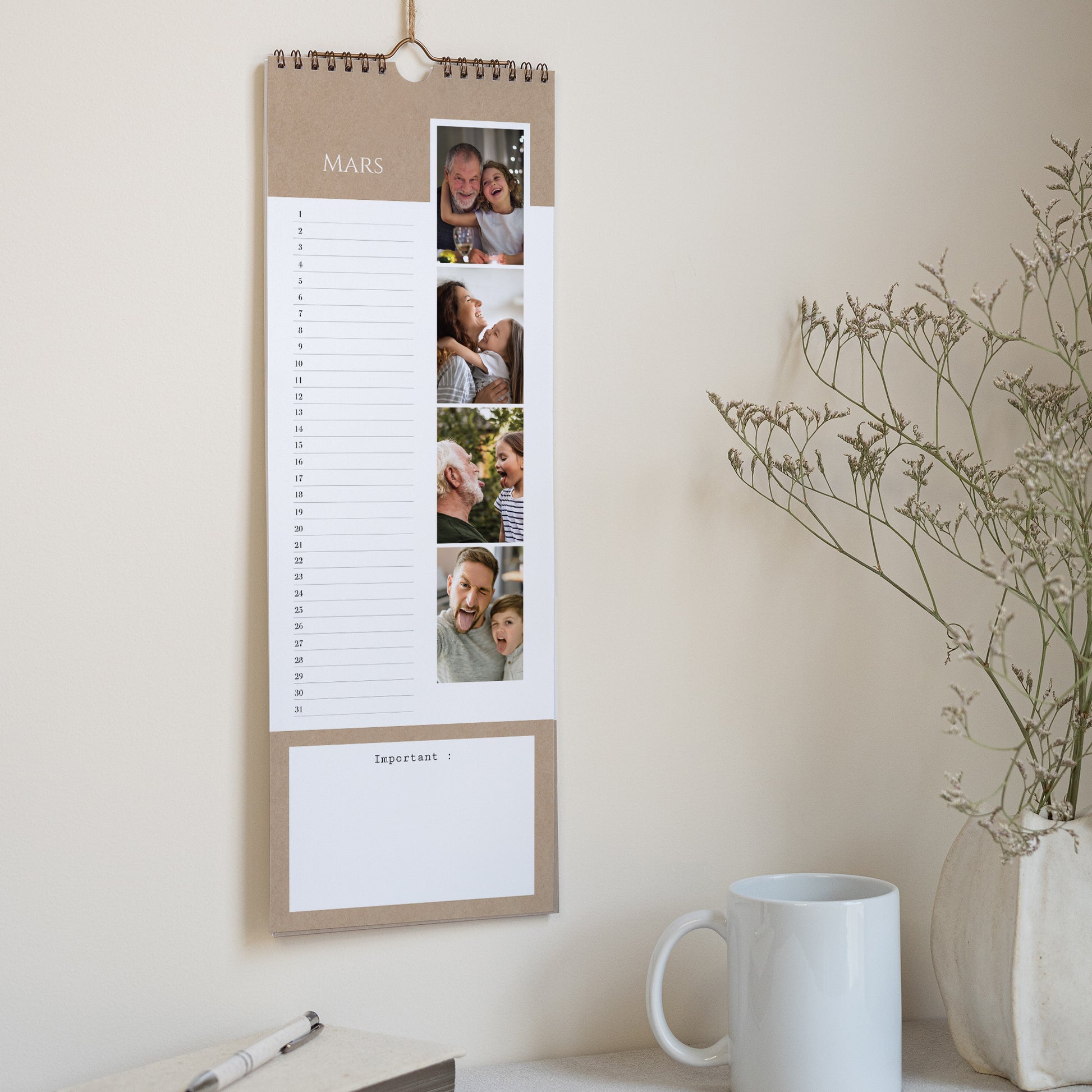 Calendrier Fin d'année Perpétuel Les Beaux Instants photo N° 2