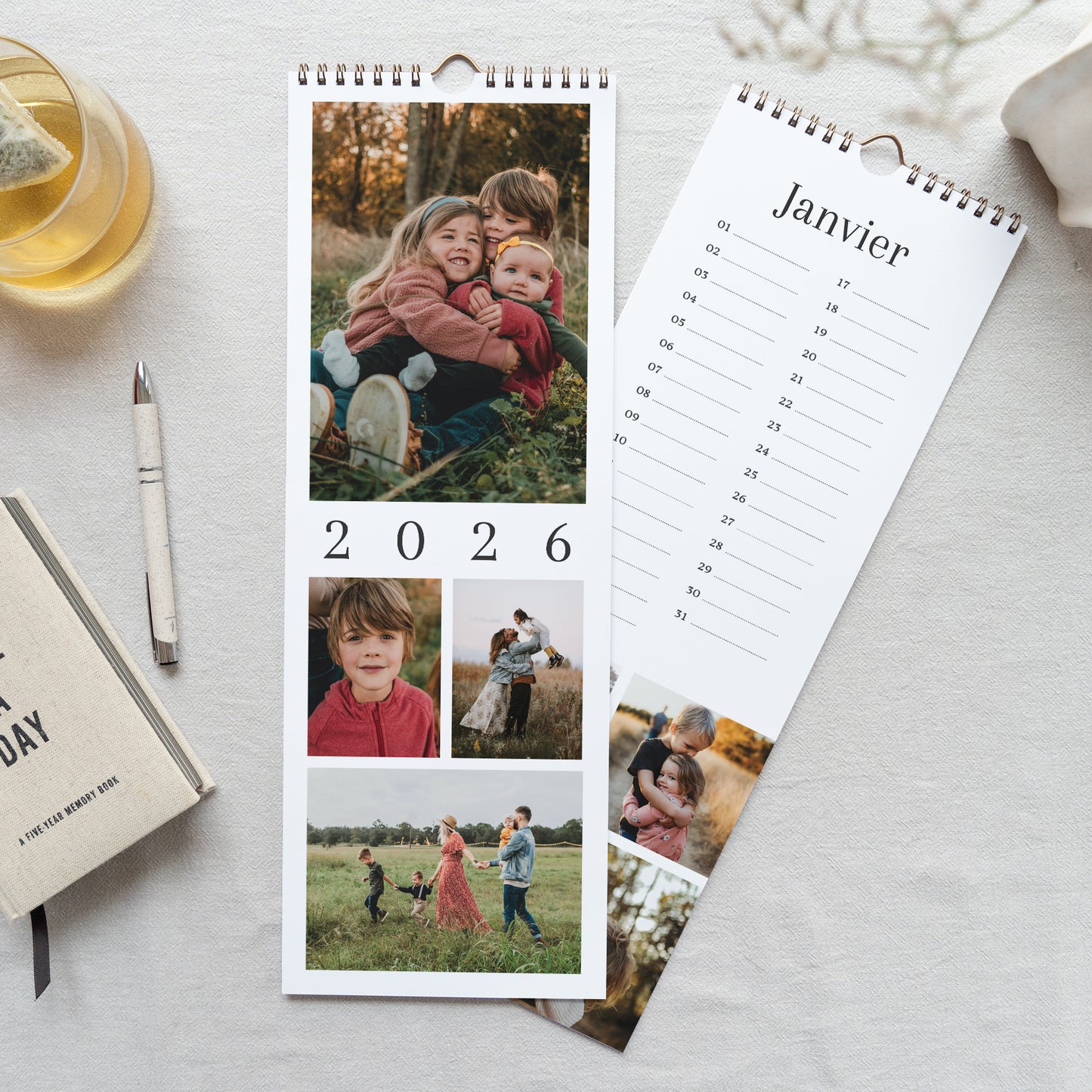 Calendrier Fin d'année Perpétuel Souvenirs de Famille photo N° 1