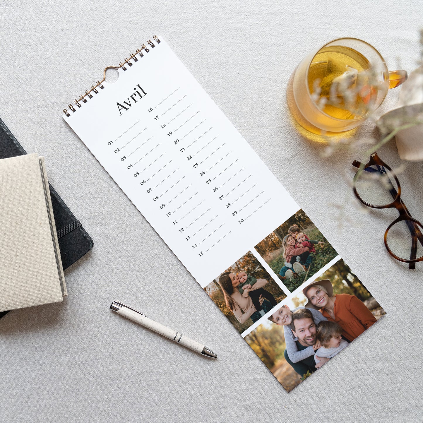 Calendrier Fin d'année Perpétuel Souvenirs de Famille photo N° 3