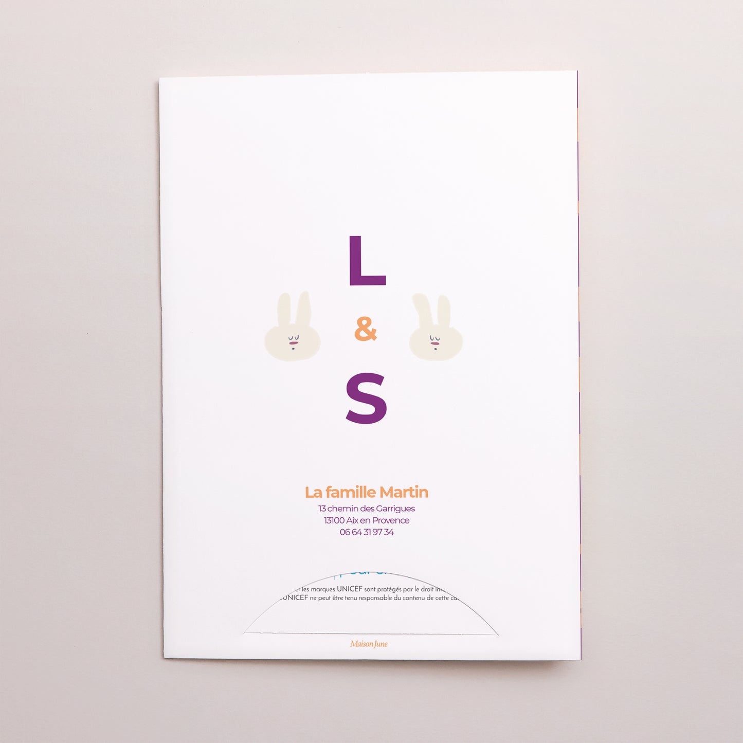 Faire-part Naissance Pochette 2 cartes Duo de petites bouilles photo N° 5