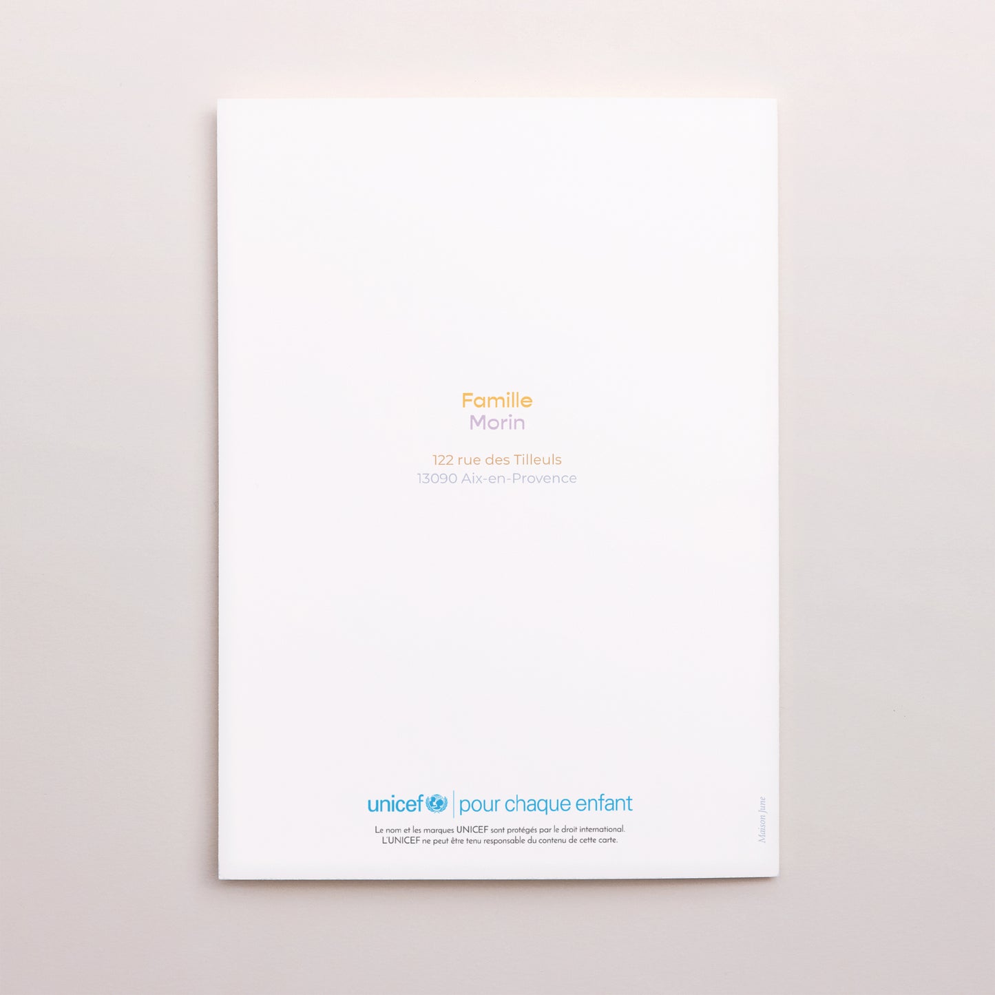 Faire-part Naissance Portrait double volet Double cocons photo N° 3