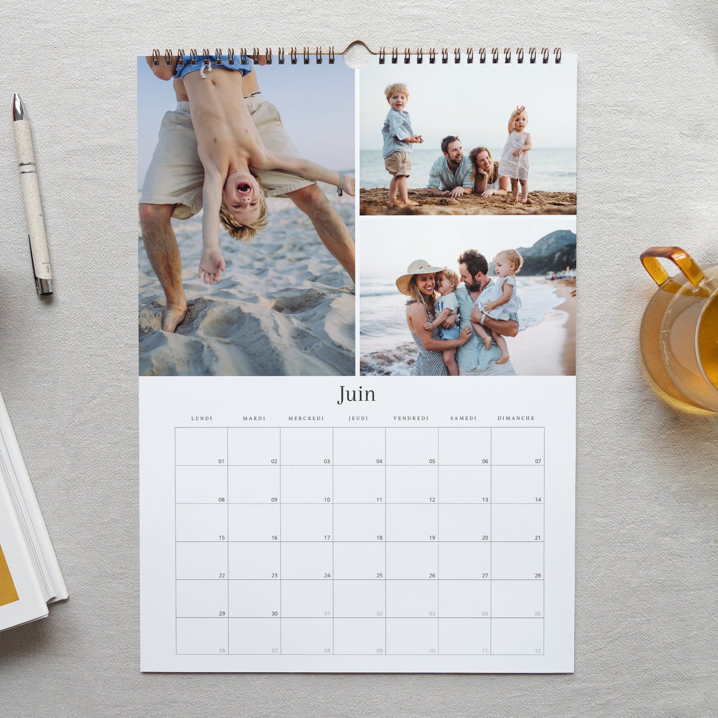 Calendrier Fin d'année Mural A3 Instant Naturel photo N° 2