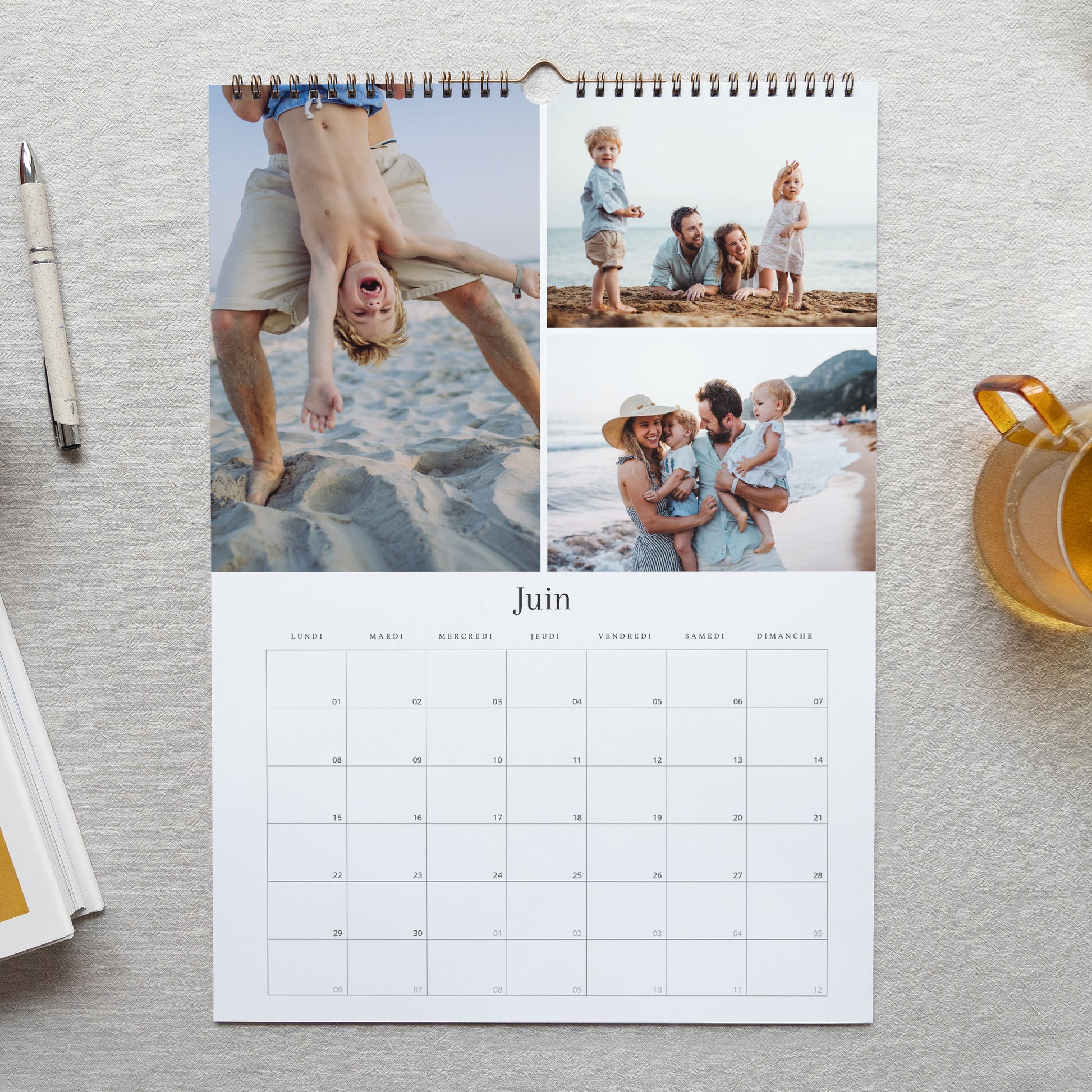 Calendrier Fin d'année Mural A3 Instant Naturel photo N° 2
