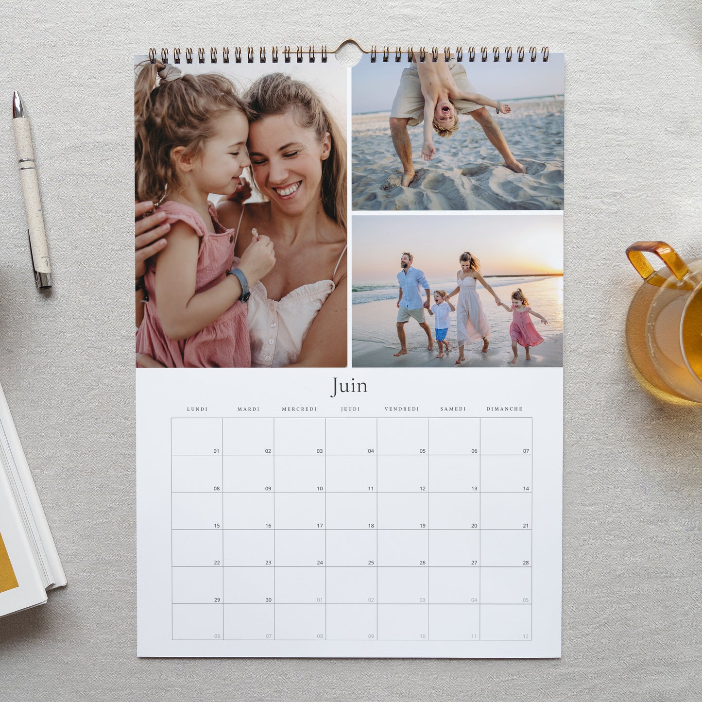 Calendrier Fin d'année Mural A3 Cadres de Vie photo N° 2