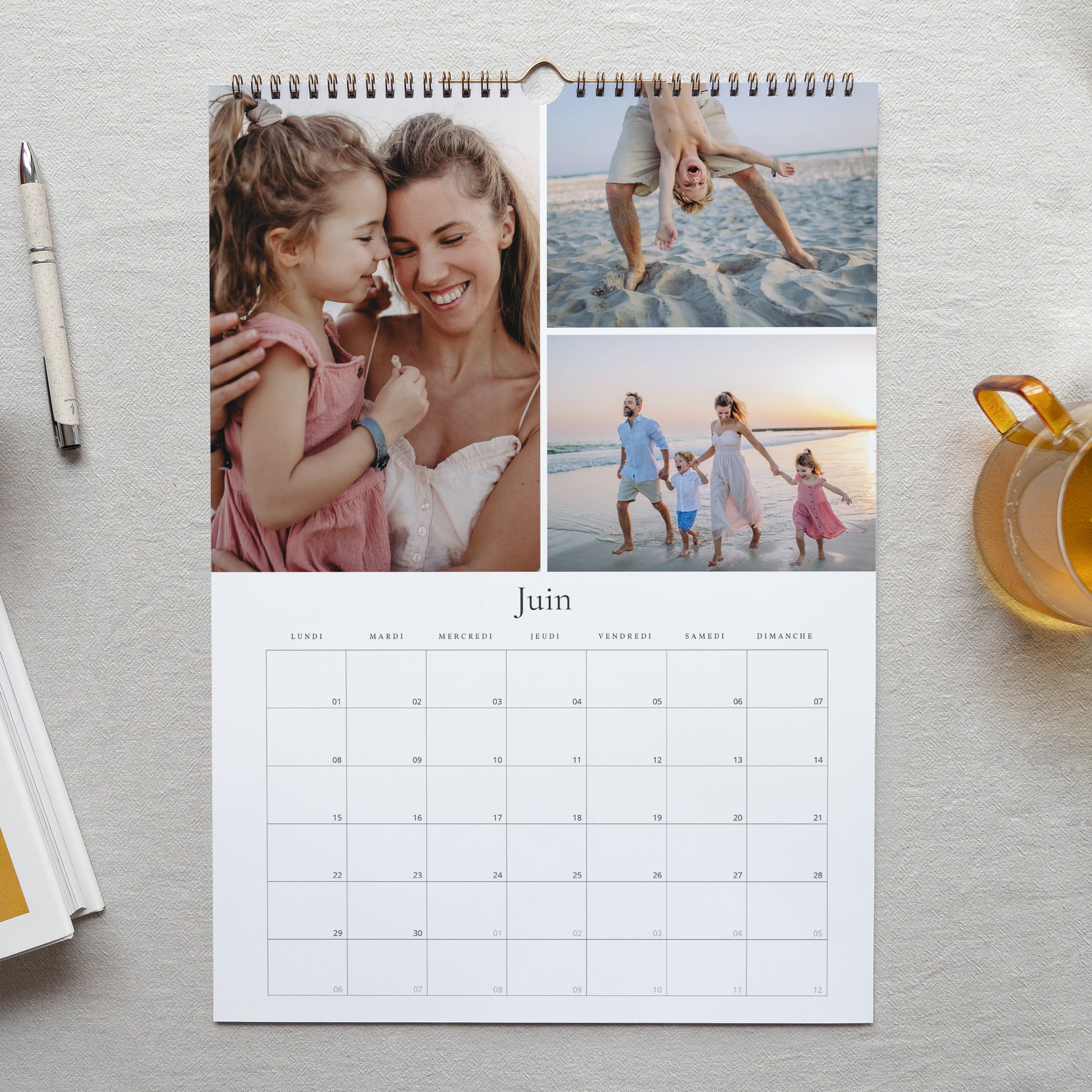 Calendrier Fin d'année Mural A3 Cadres de Vie photo N° 2