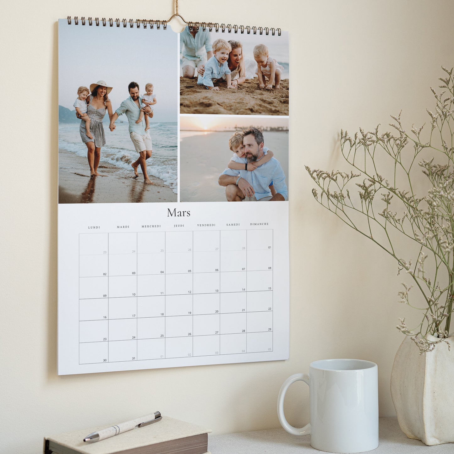 Calendrier Fin d'année Mural A3 Cadres de Vie photo N° 3