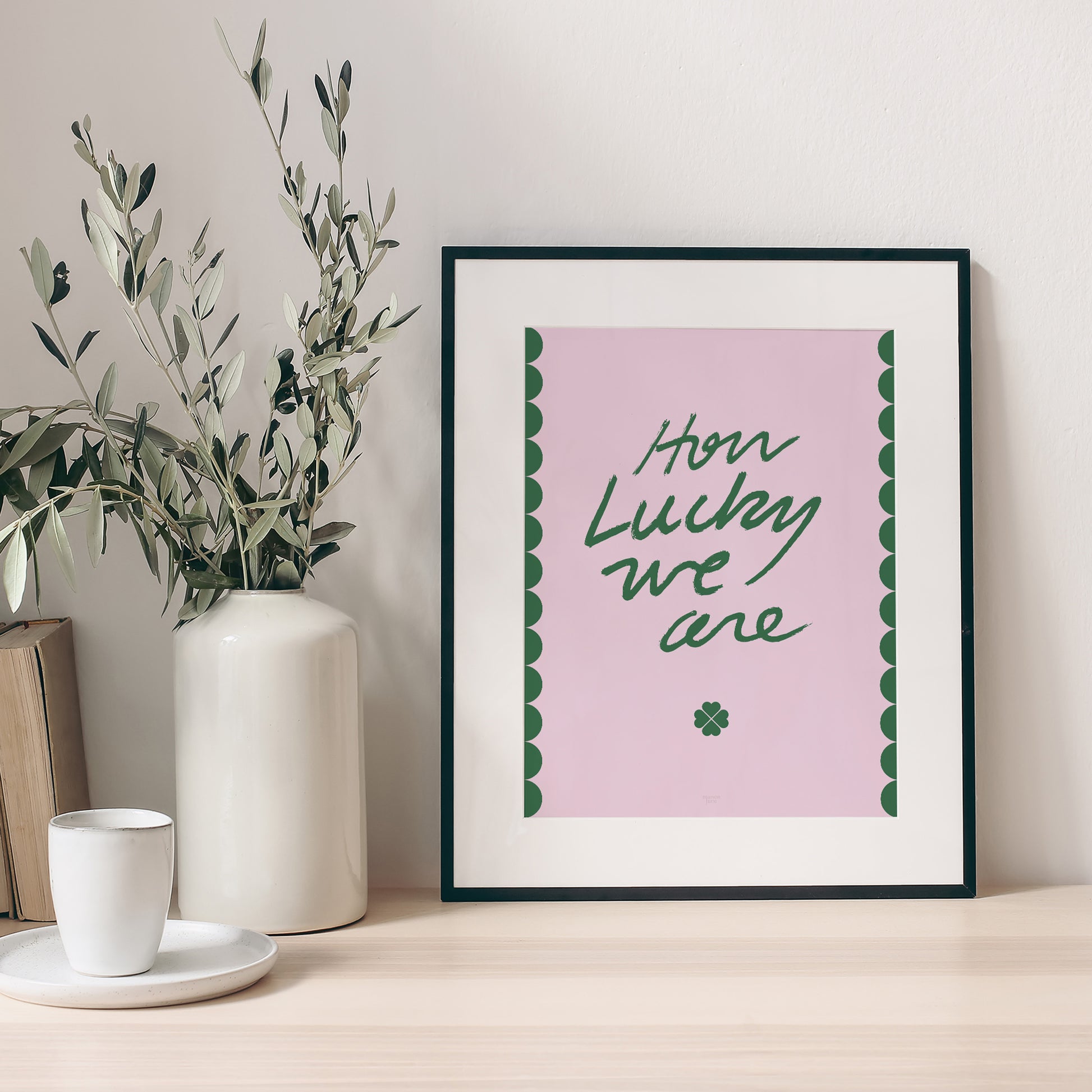 Affiche Portrait How lucky we are photo N° 1