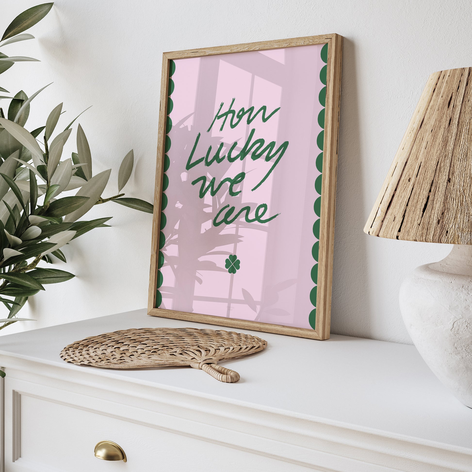 Affiche Portrait How lucky we are photo N° 5