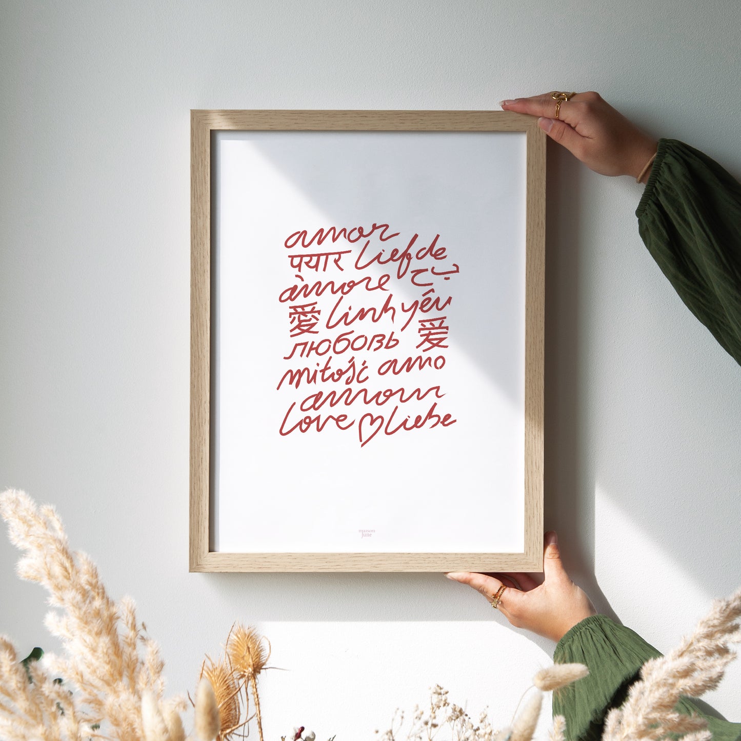 Affiche Portrait Amour polyglotte photo N° 2