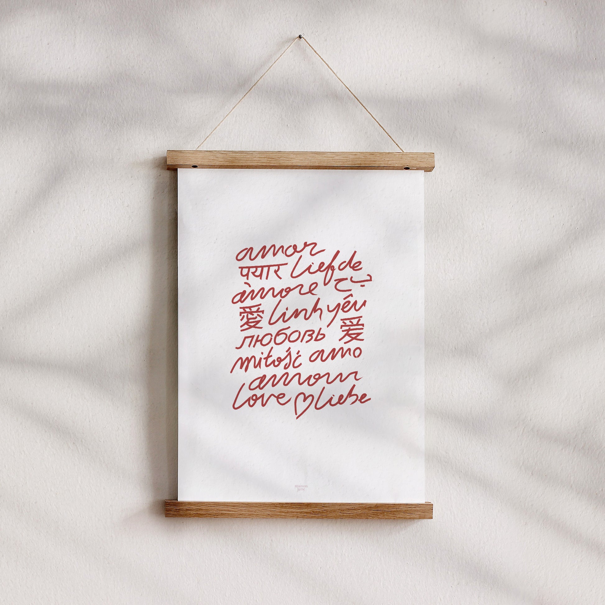 Affiche Portrait Amour polyglotte photo N° 4