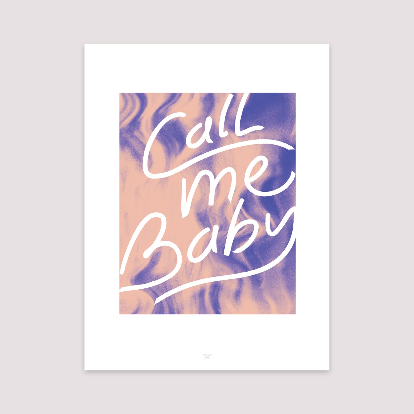 Affiche Portrait 30 x 40 cm Call me baby ! photo N° 2