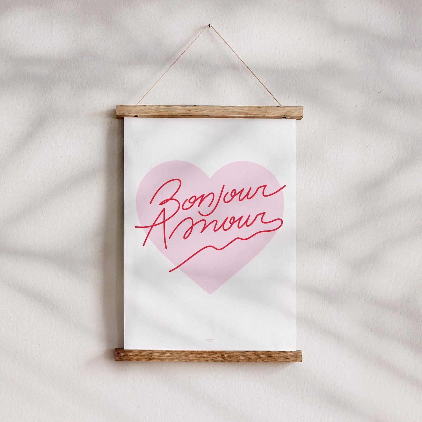 Affiche Portrait Amour bonjour rose photo N° 4