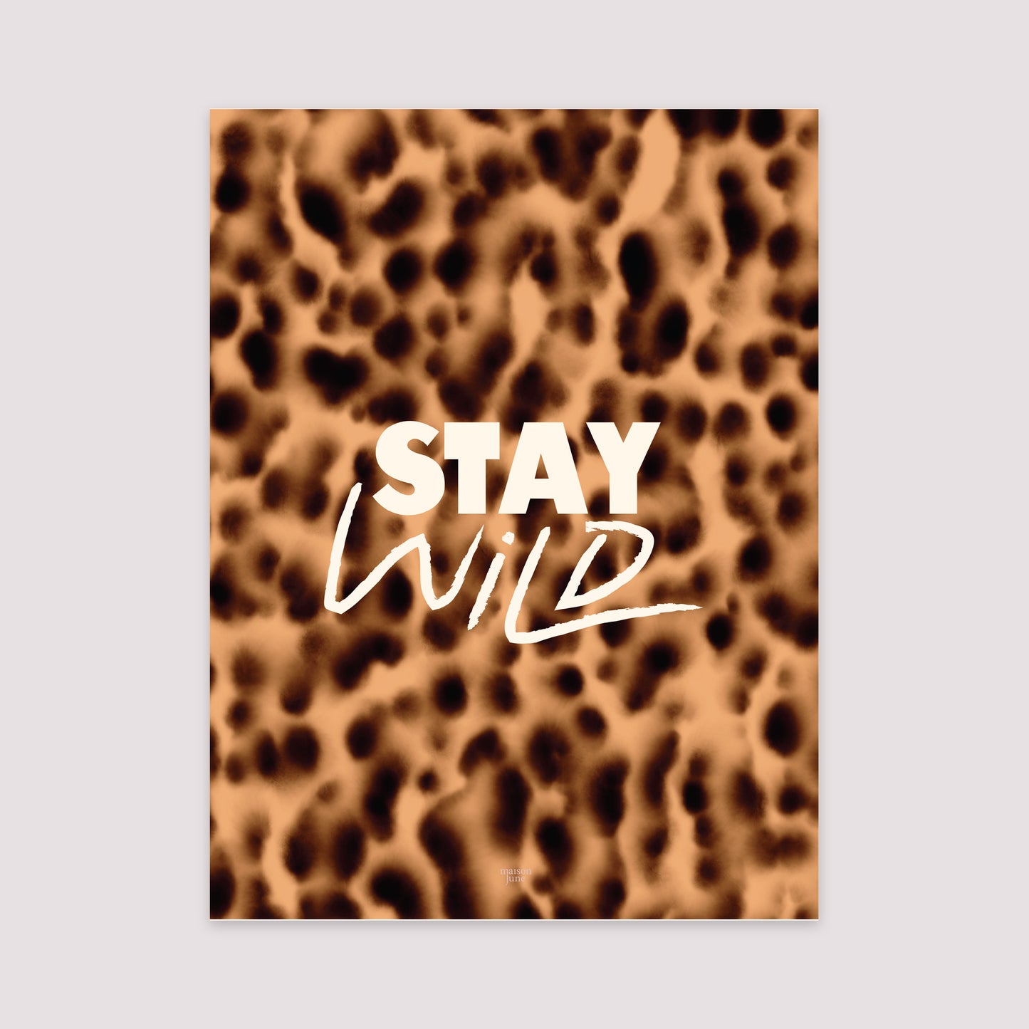 Affiche Portrait 30 x 40 cm Stay Wild photo N° 2