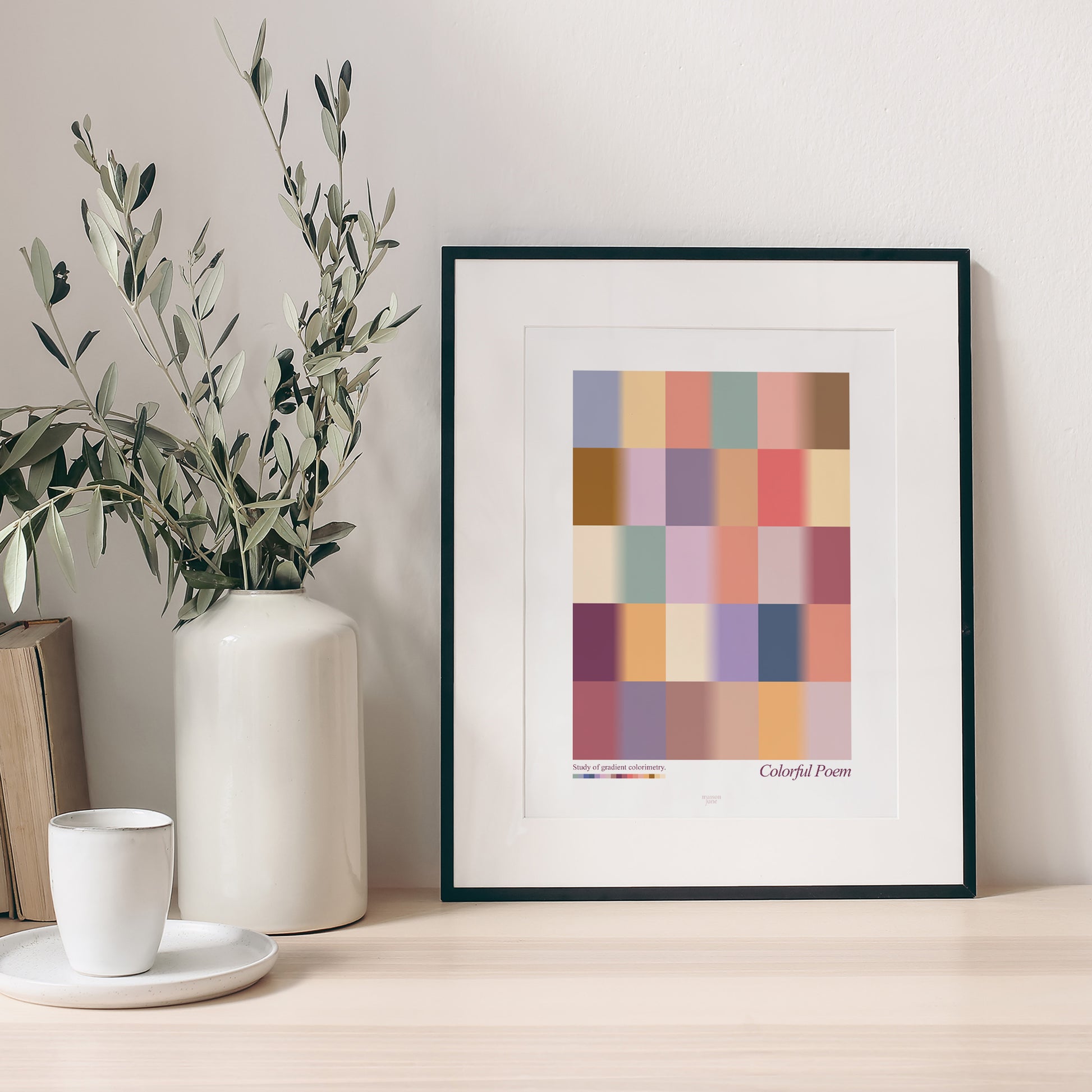 Affiche Portrait Colorful poem photo N° 1