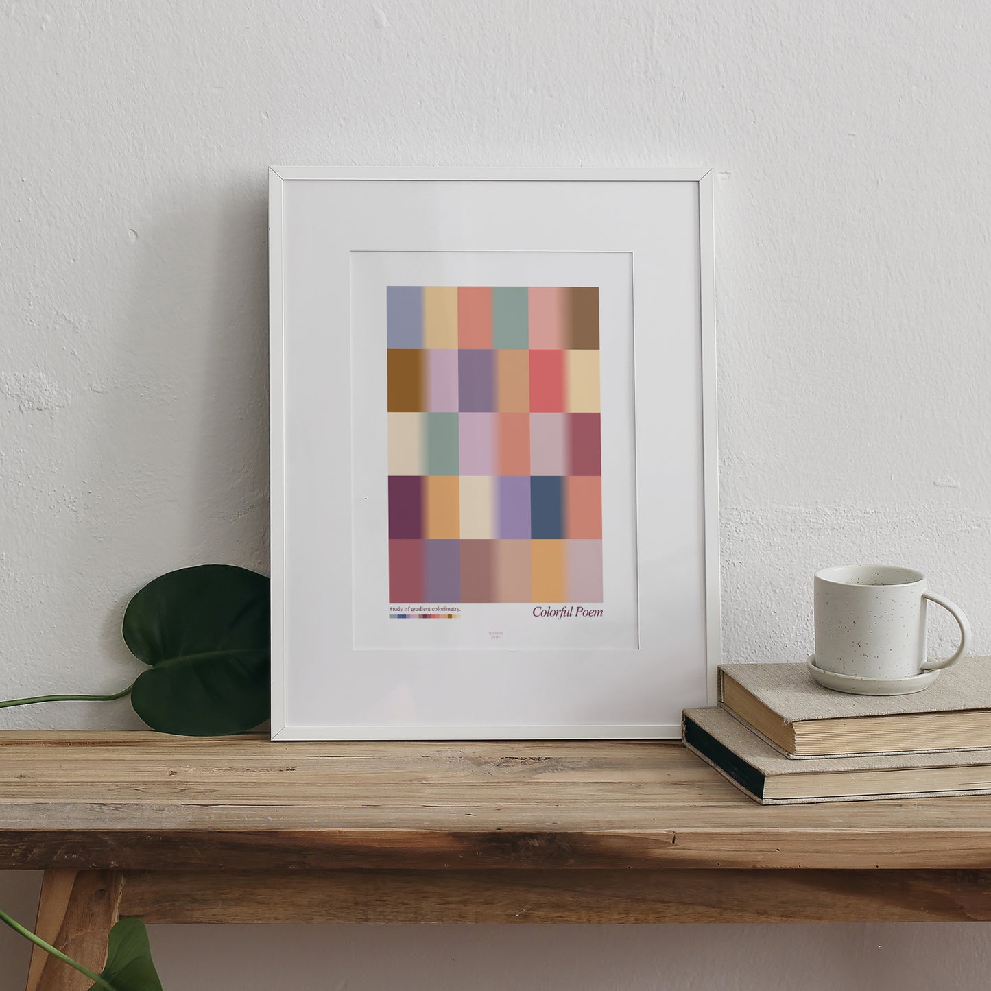 Affiche Portrait Colorful poem photo N° 3