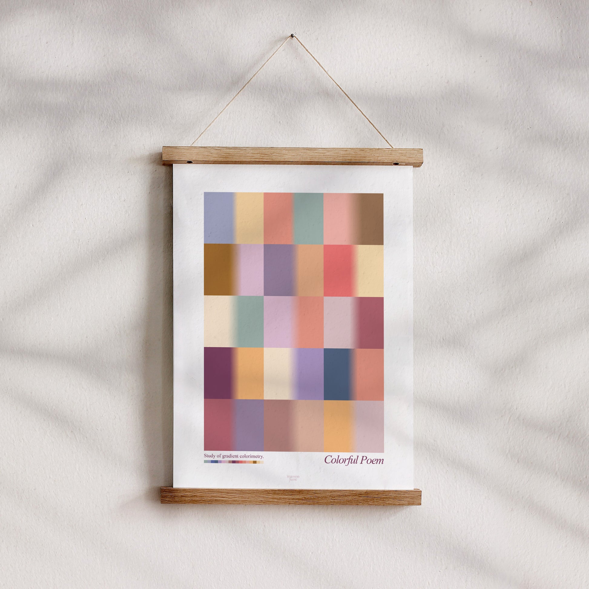 Affiche Portrait Colorful poem photo N° 4