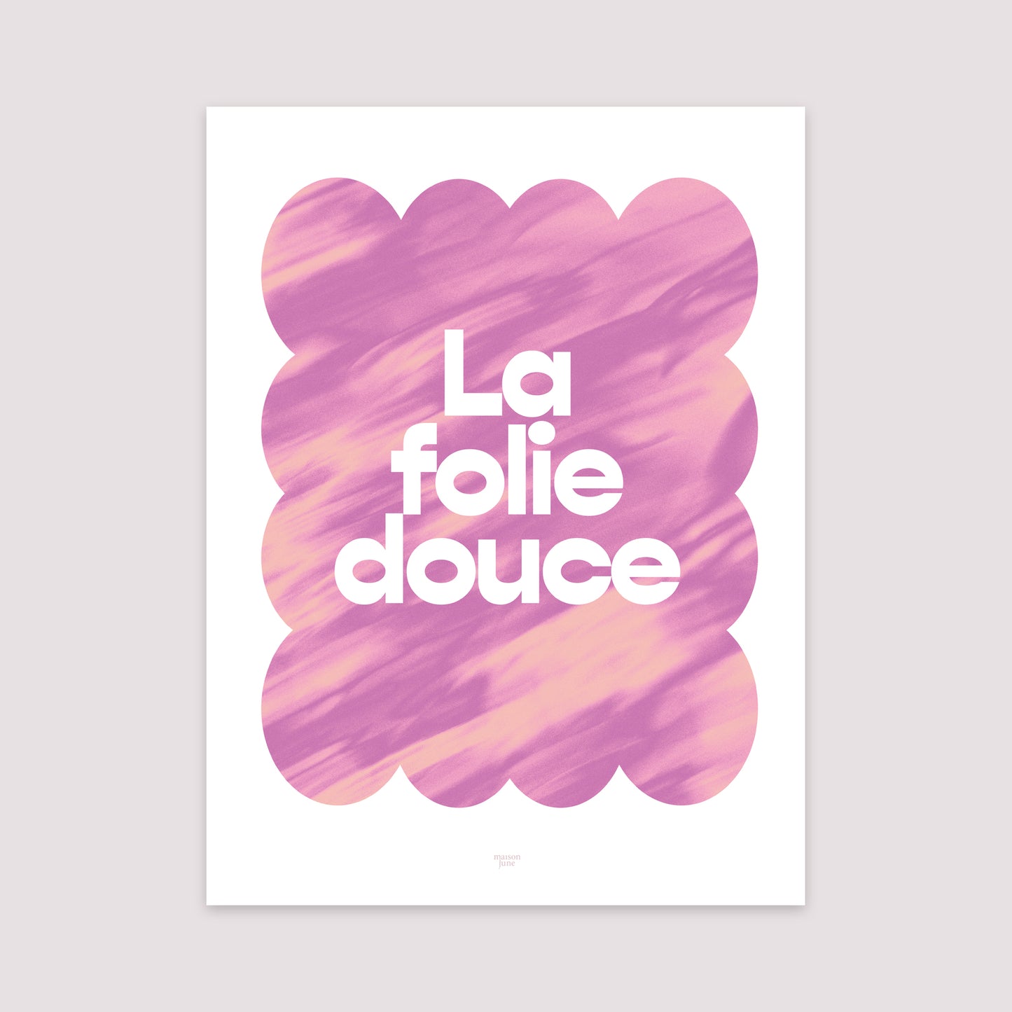Affiche Portrait 30 x 40 cm Folie douce photo N° 2
