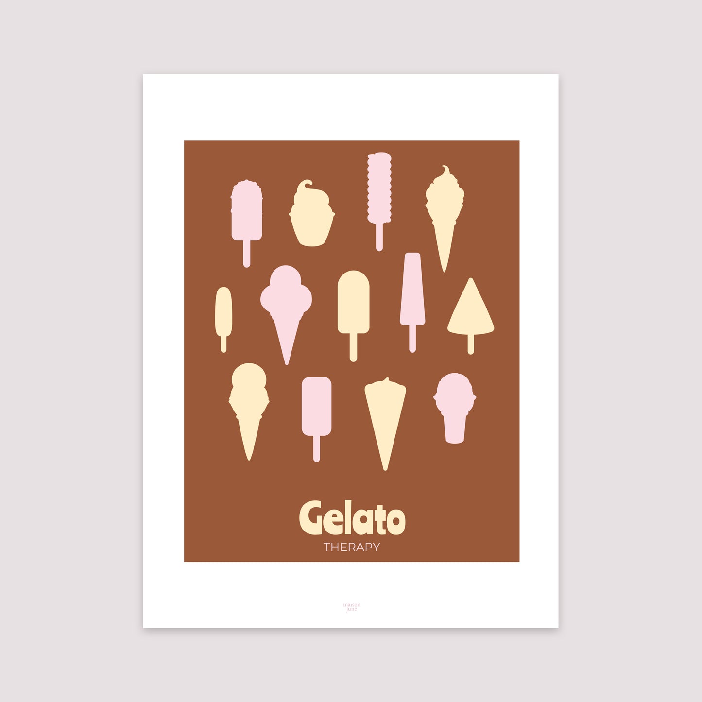 Affiche Portrait 30 x 40 cm Gelato therapy photo N° 2