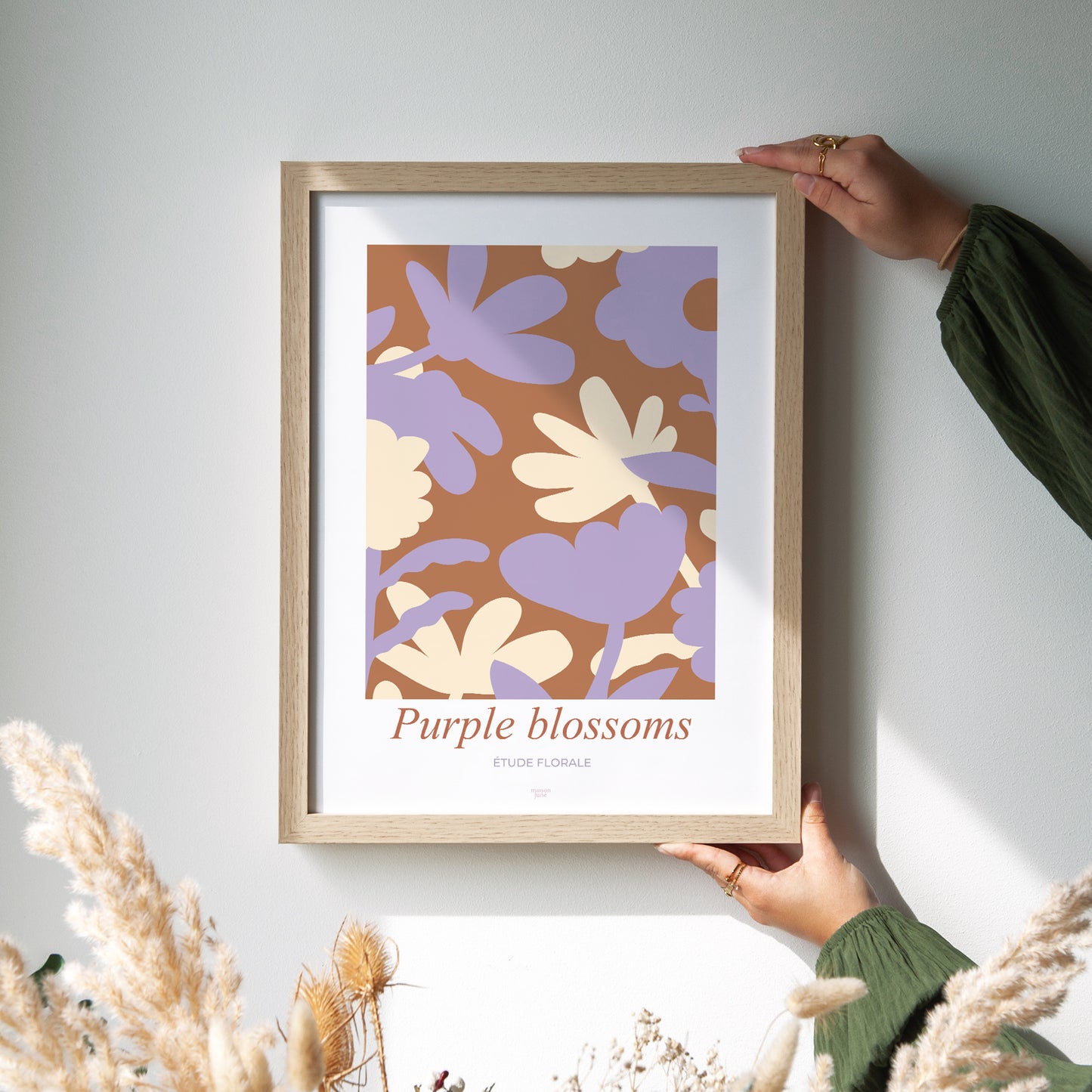 Affiche Portrait Purple blossoms photo N° 2