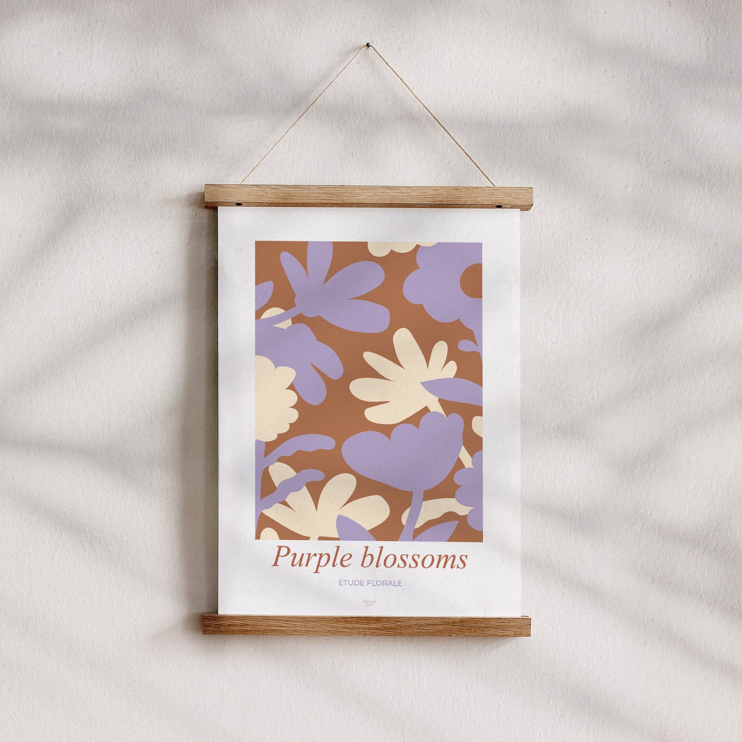 Affiche Portrait Purple blossoms photo N° 4