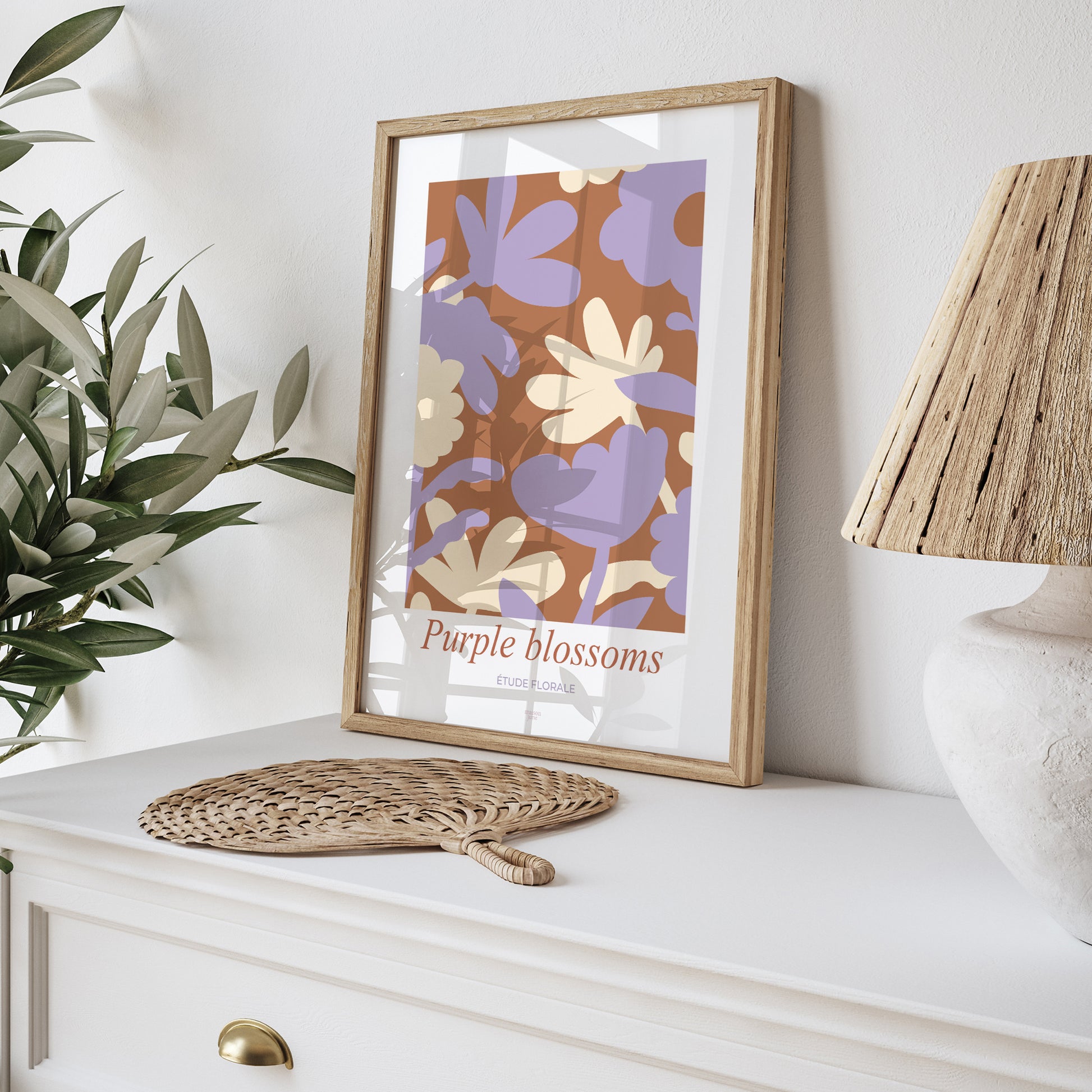 Affiche Portrait Purple blossoms photo N° 5