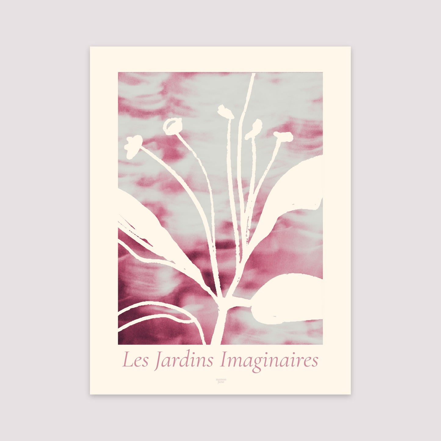 Affiche Portrait 30 x 40 cm Les jardins imaginaires photo N° 2