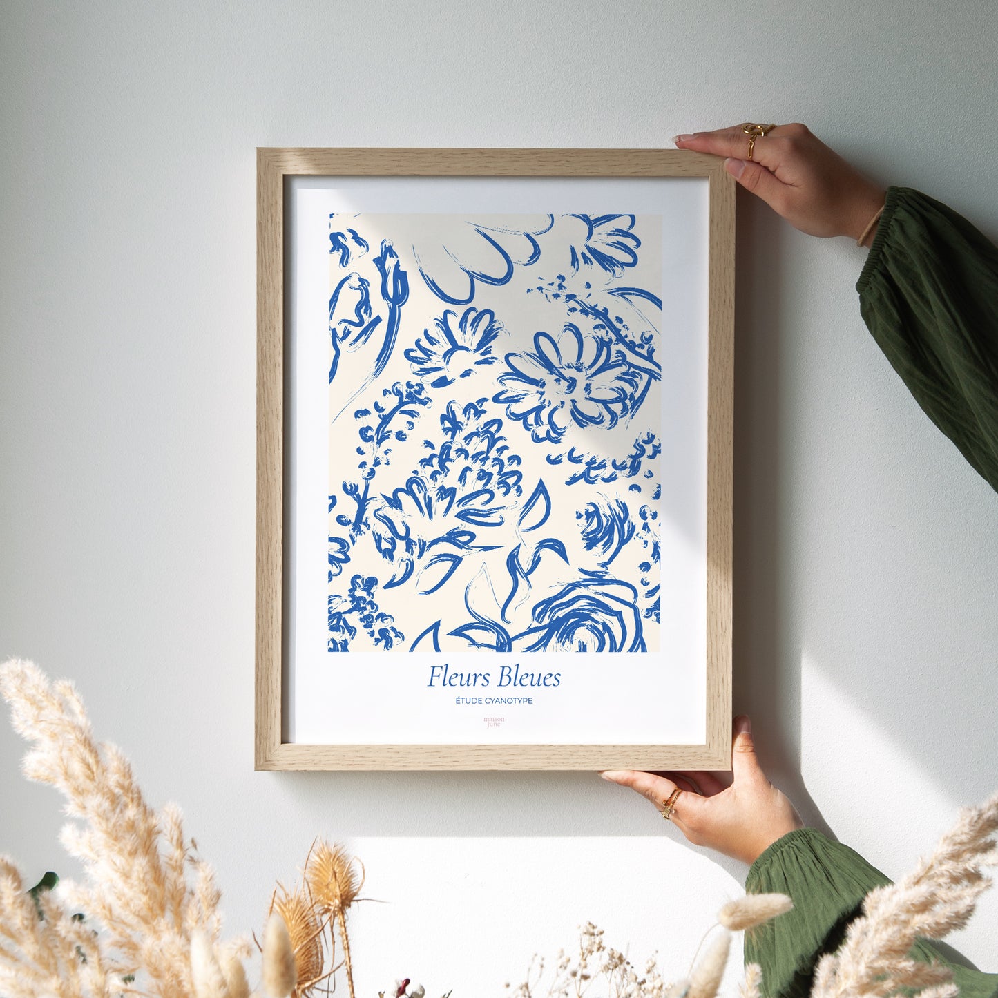 Affiche Portrait Les Fleurs Bleues photo N° 2