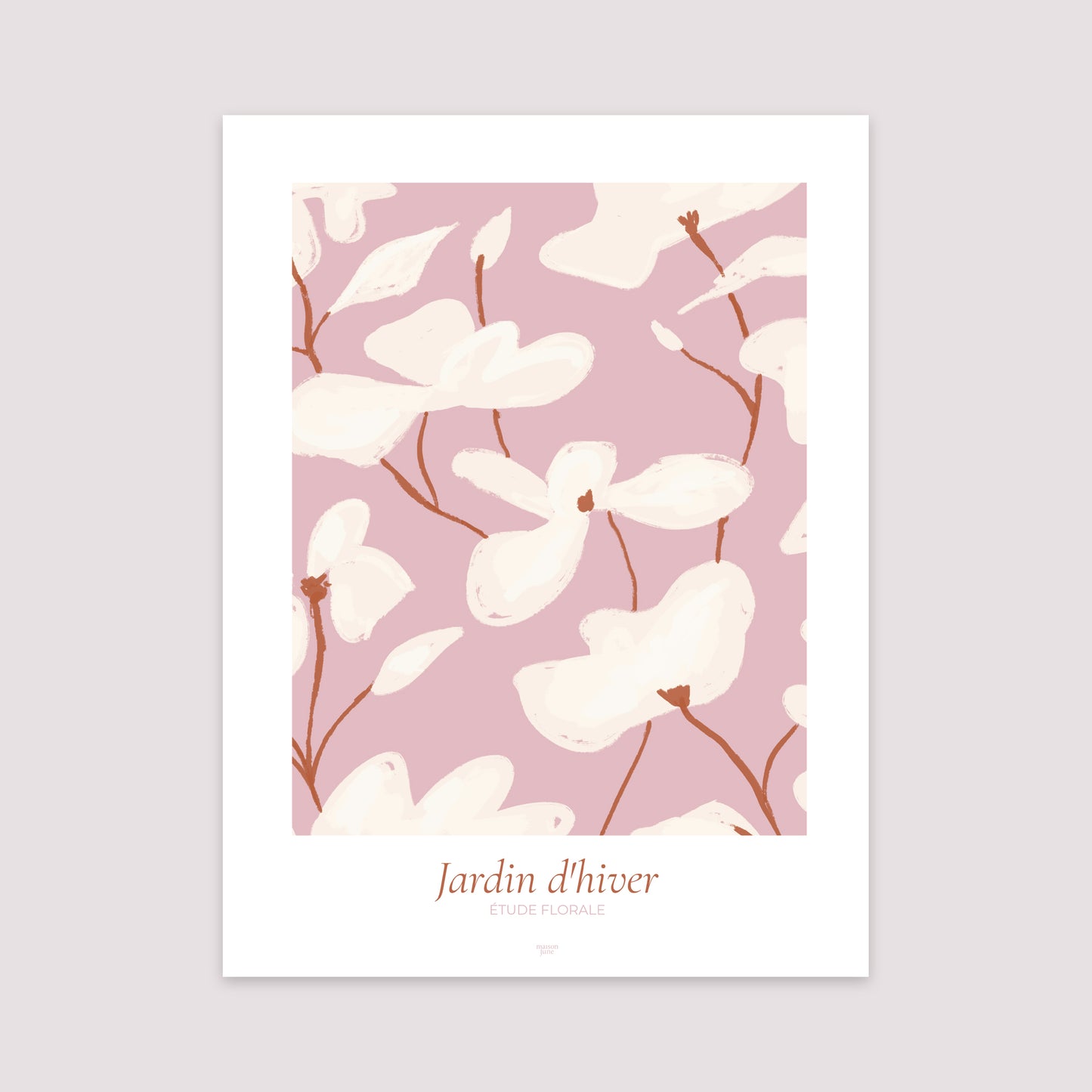 Affiche Portrait 30 x 40 cm Jardin d’hiver photo N° 2