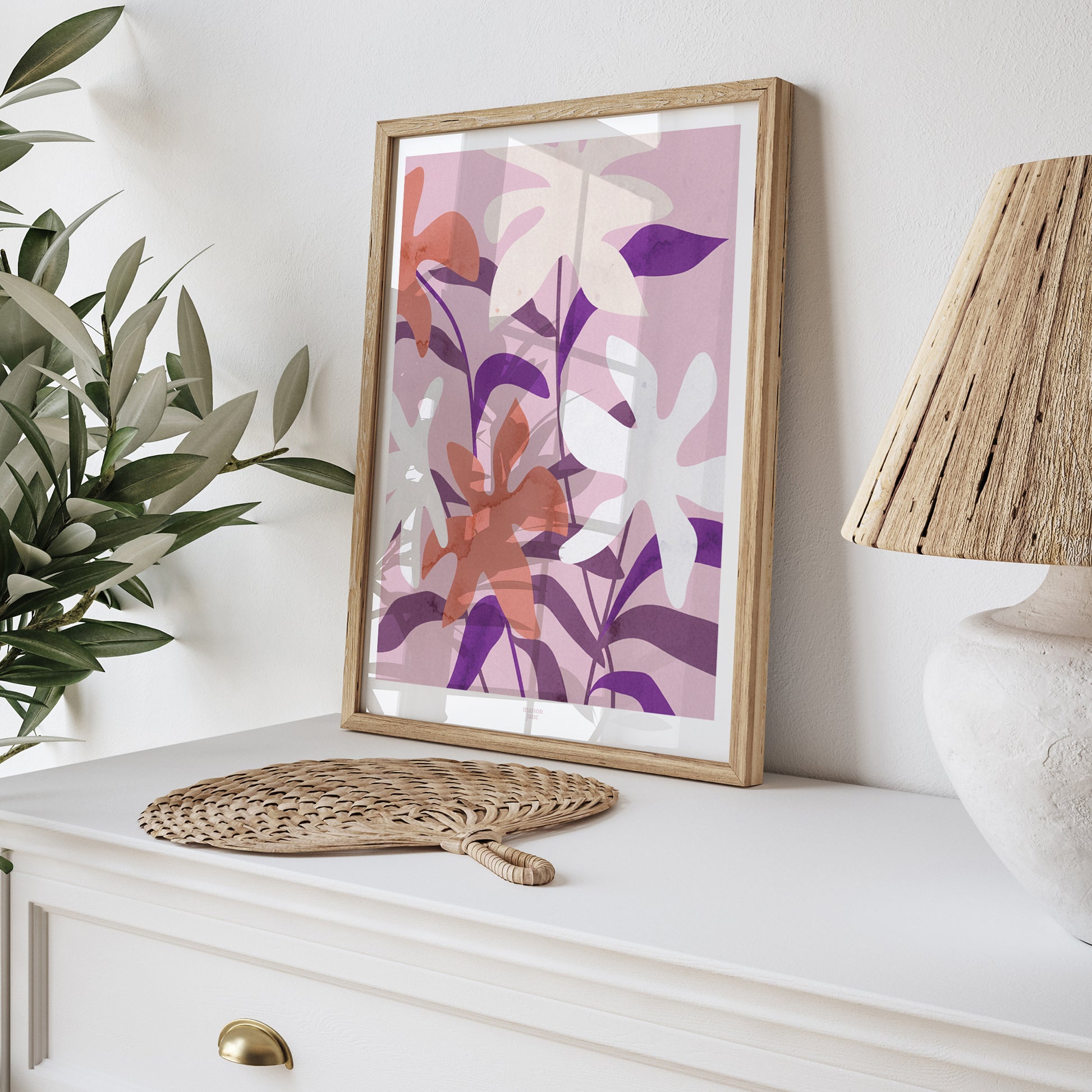 Affiche Portrait Tableau floral photo N° 5