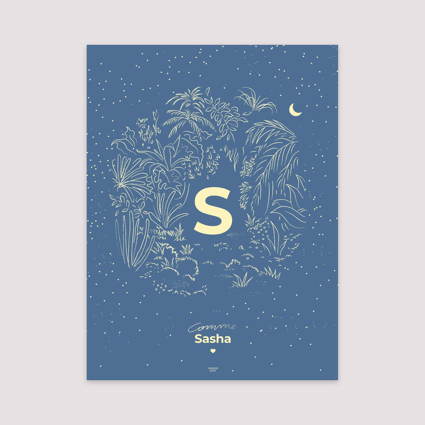 Affiche Naissance Portrait 30 x 40 cm Dreamy Woods photo N° 2
