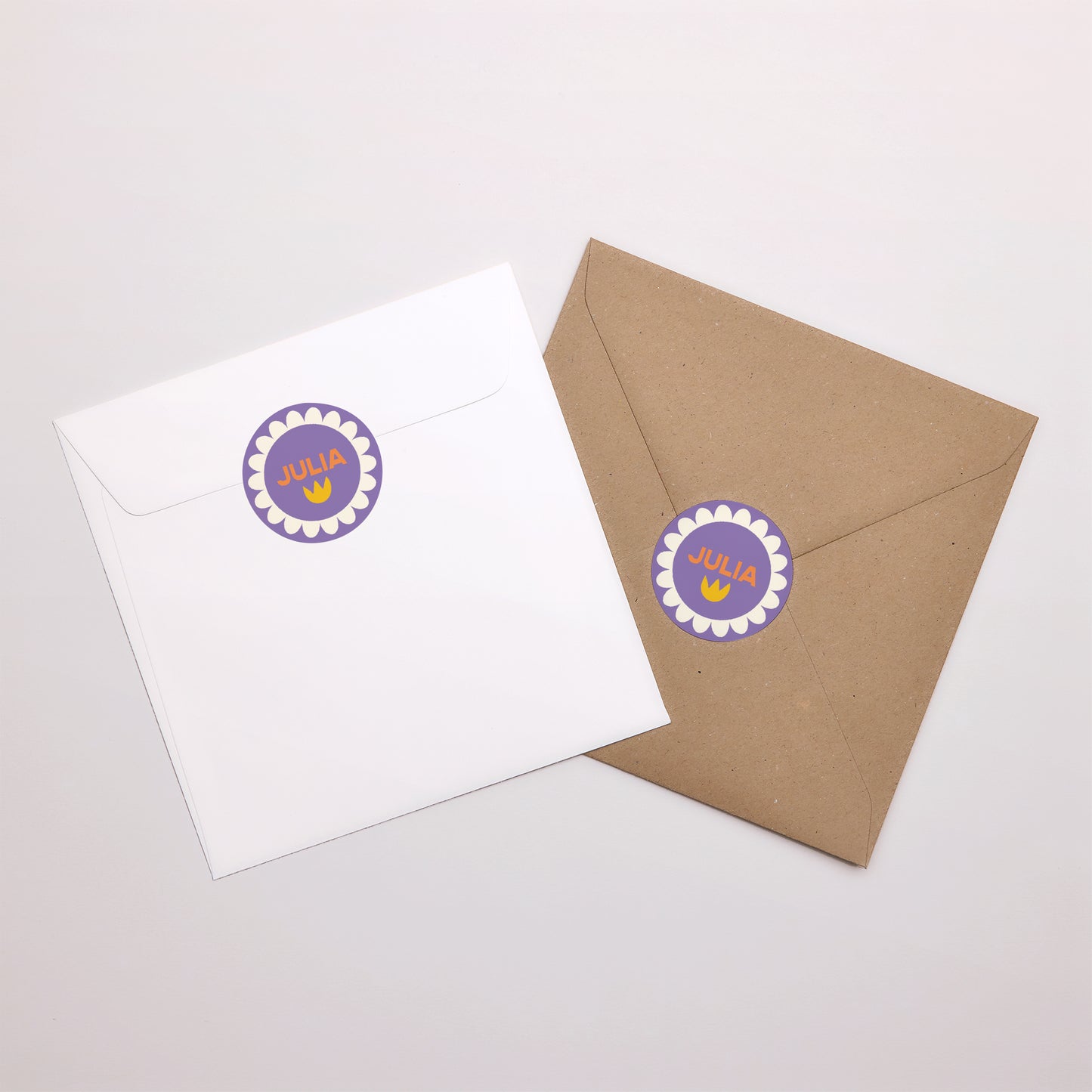 Sticker Naissance Rond Wild Bloom photo N° 3